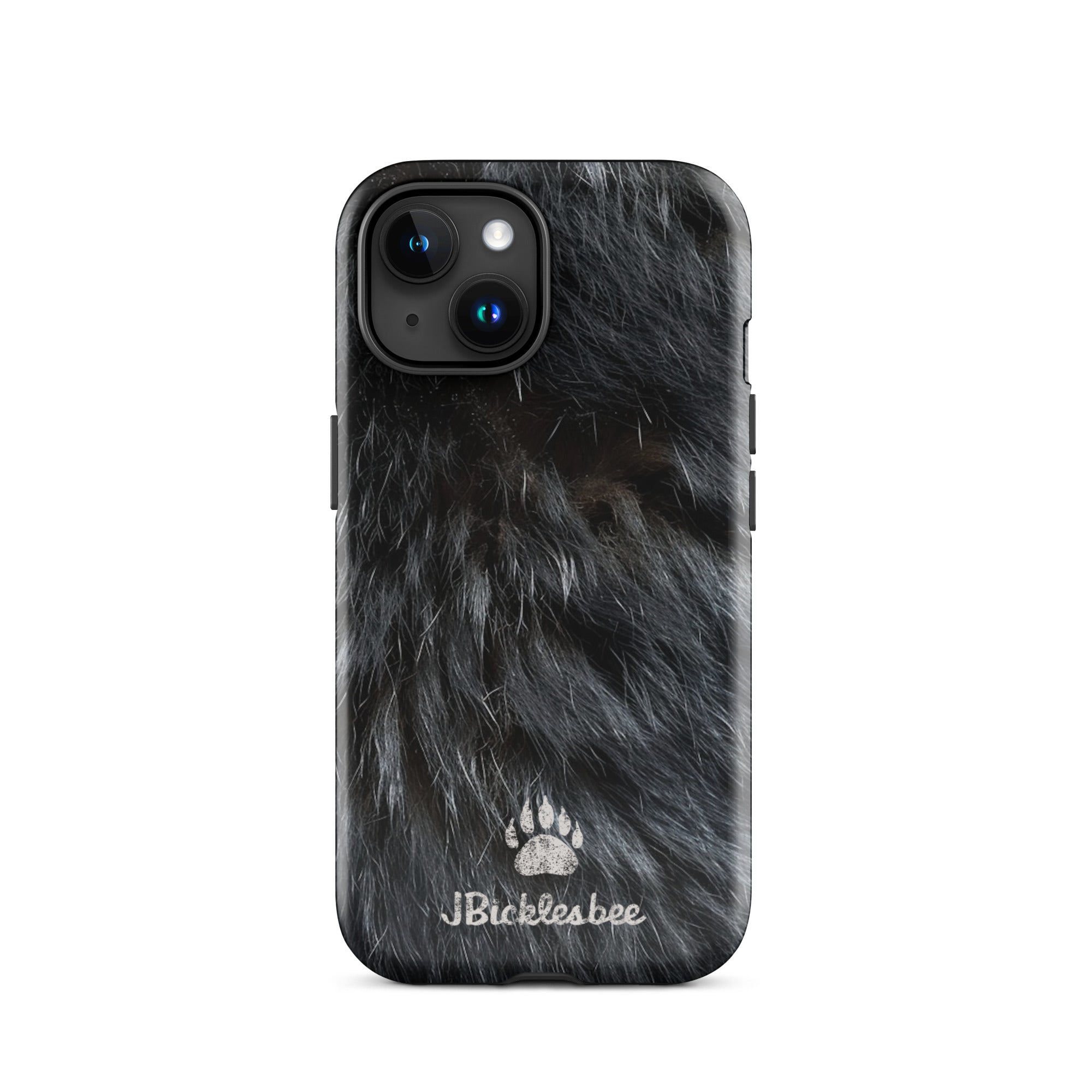 The Black Bear Hunter iPhone Tough Case