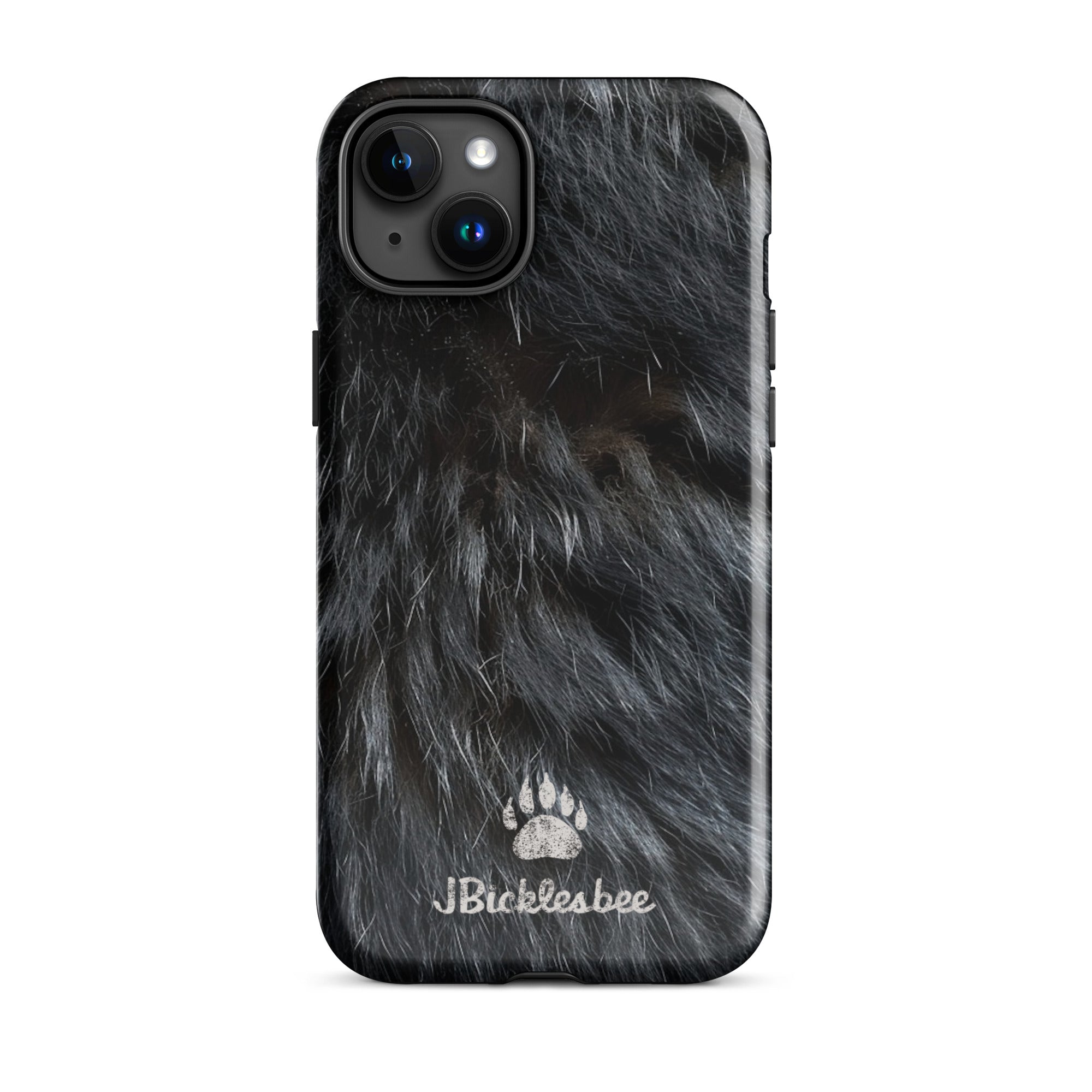 The Black Bear Hunter iPhone Tough Case