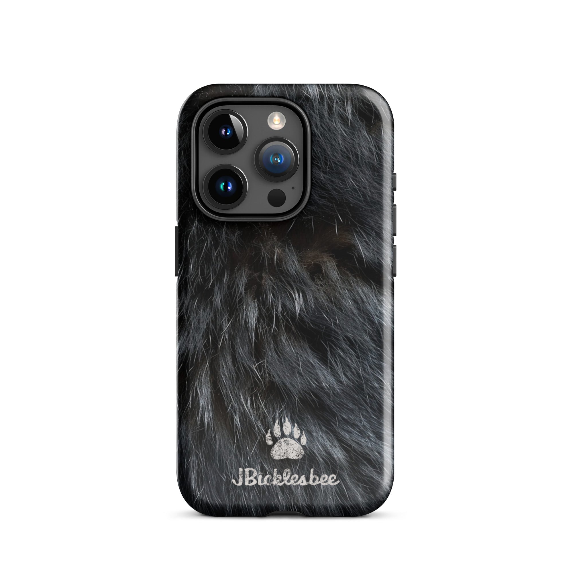 The Black Bear Hunter iPhone Tough Case