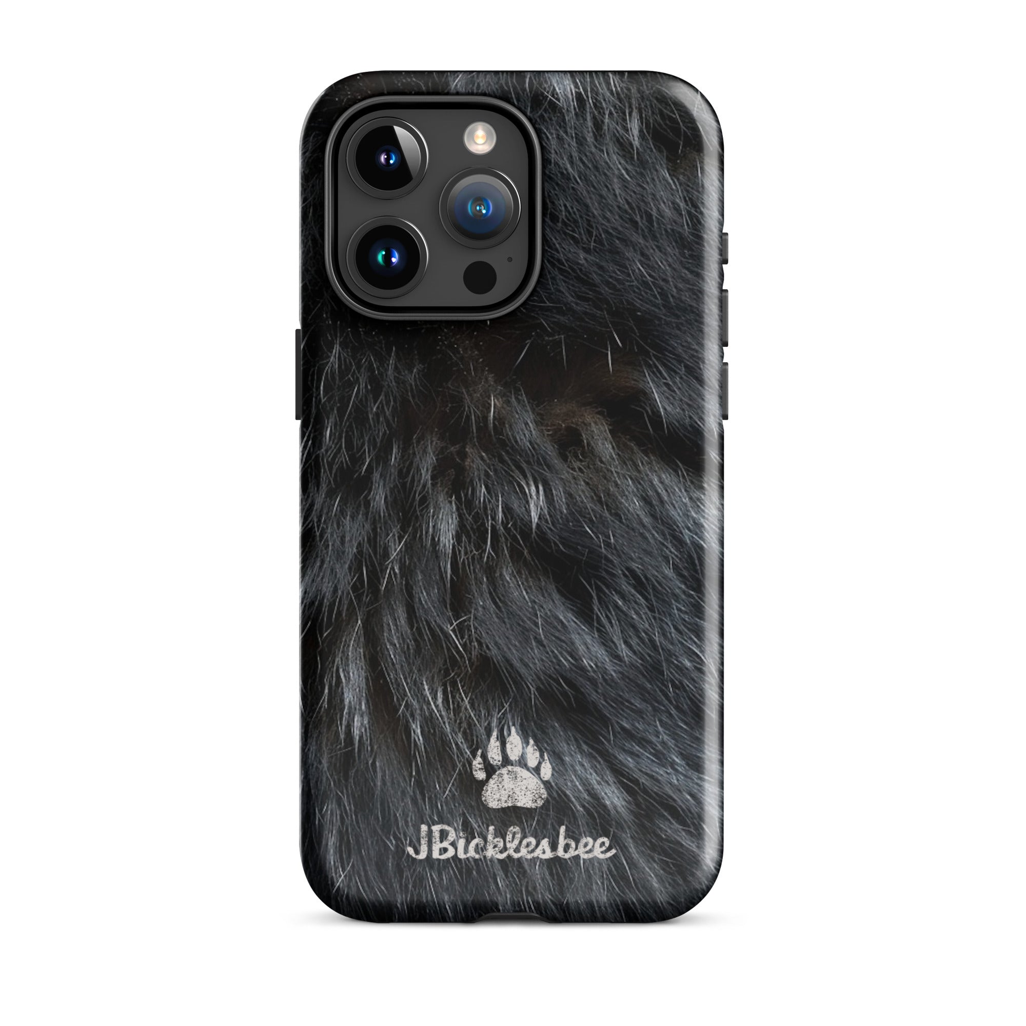 The Black Bear Hunter iPhone Tough Case