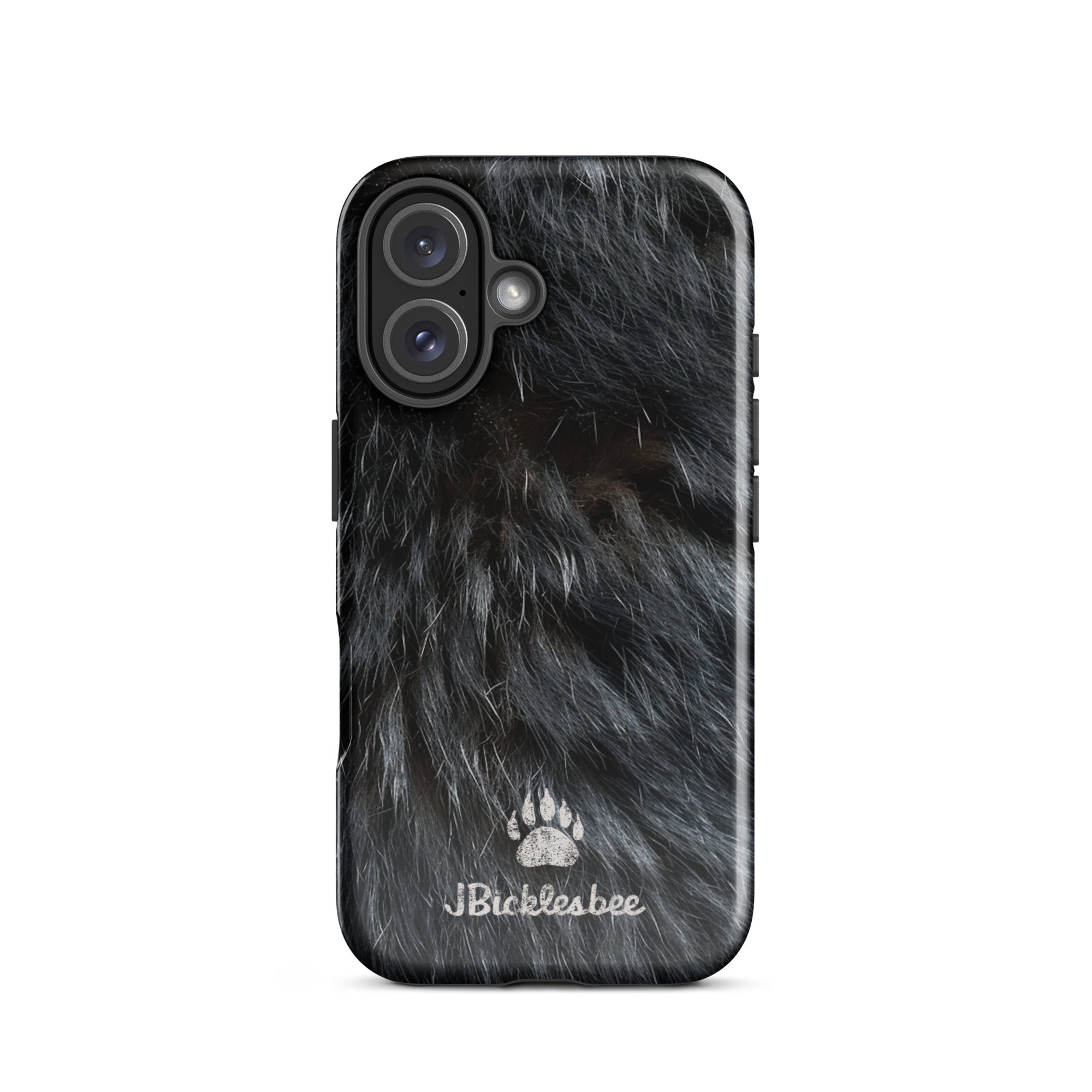 The Black Bear Hunter iPhone Tough Case