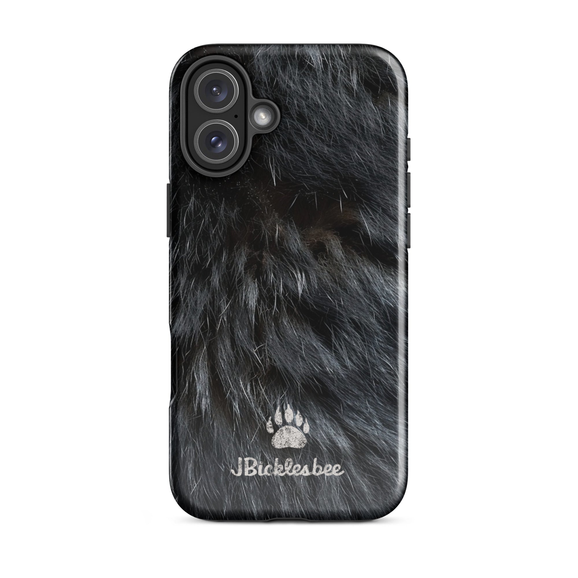 The Black Bear Hunter iPhone Tough Case