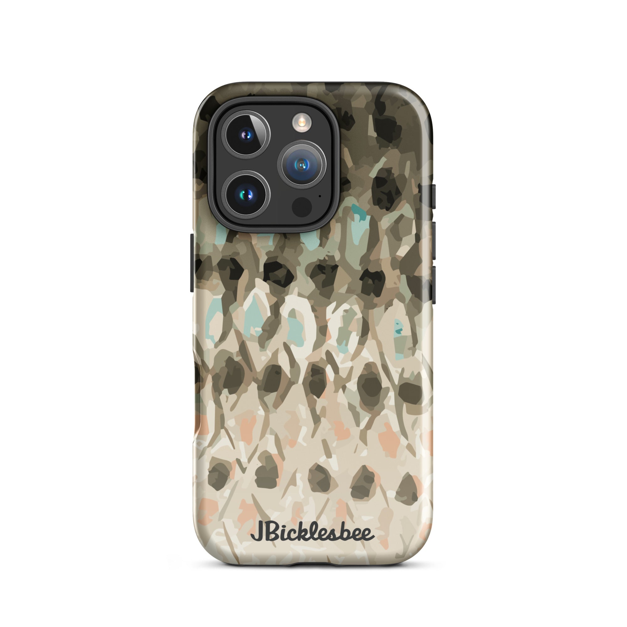 Striped Bass Rockfish Pattern iPhone 16 Pro Tough Case