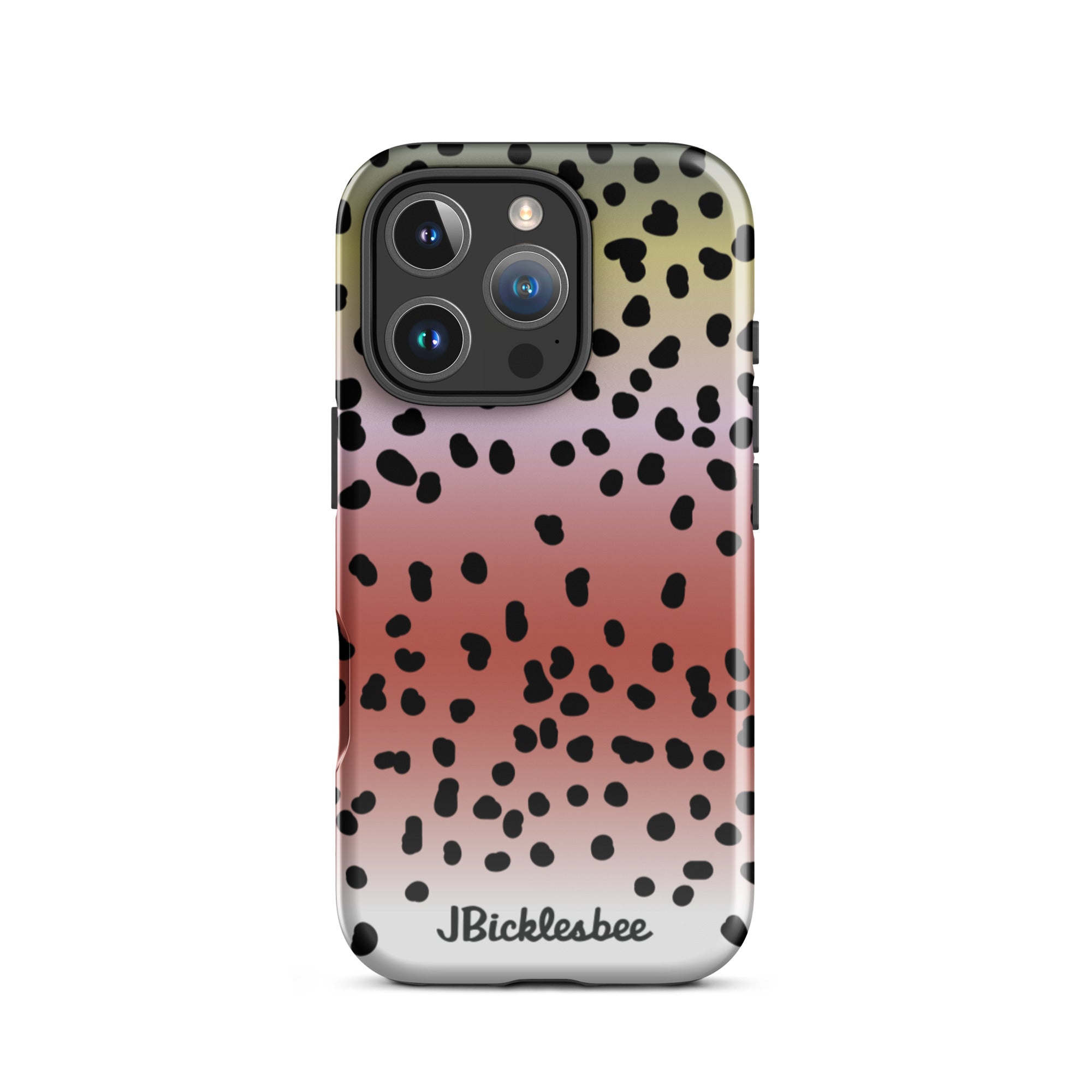 Rainbow Trout Pattern iPhone 16 Pro Tough Case