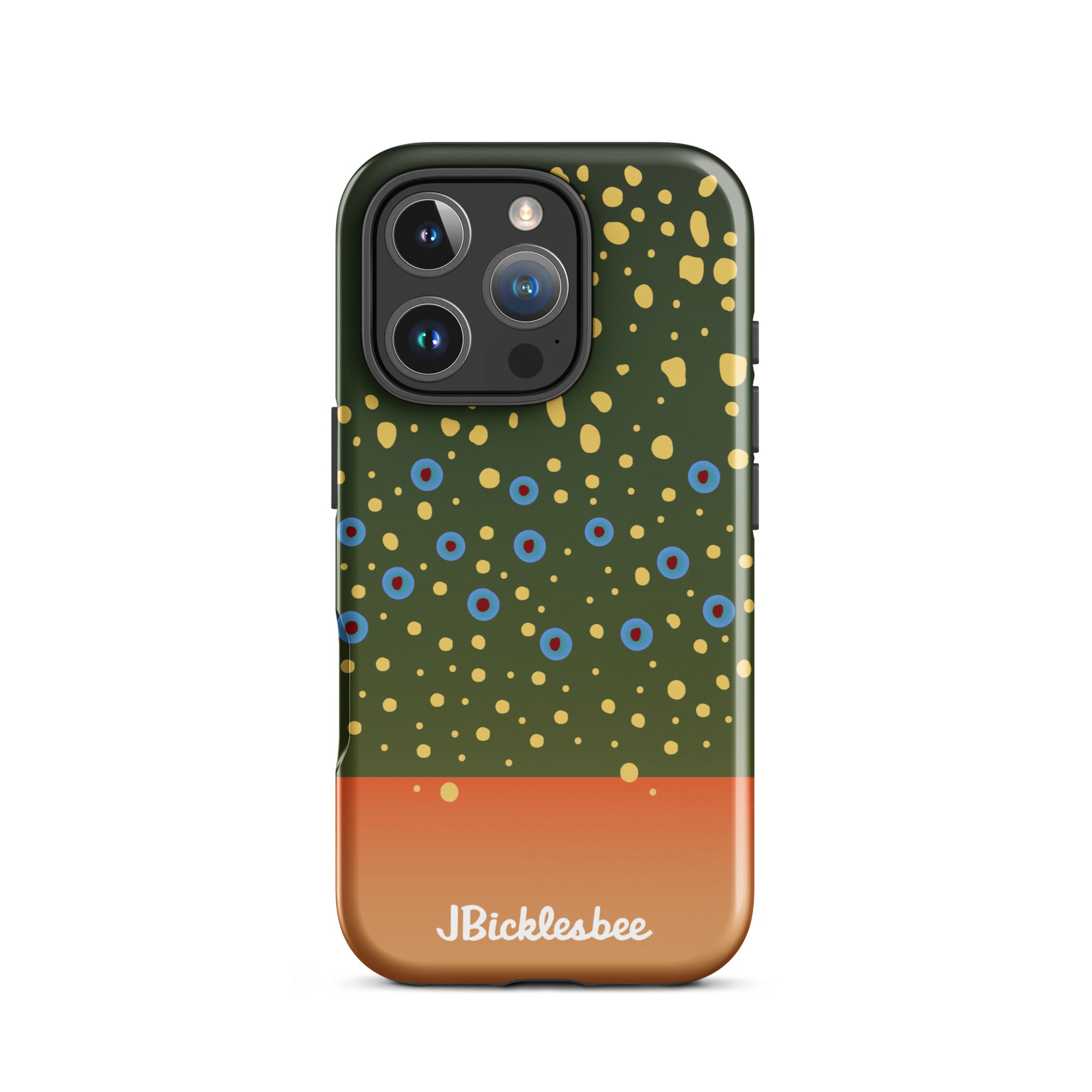 Brook Trout Pattern iPhone 16 Pro Tough Case