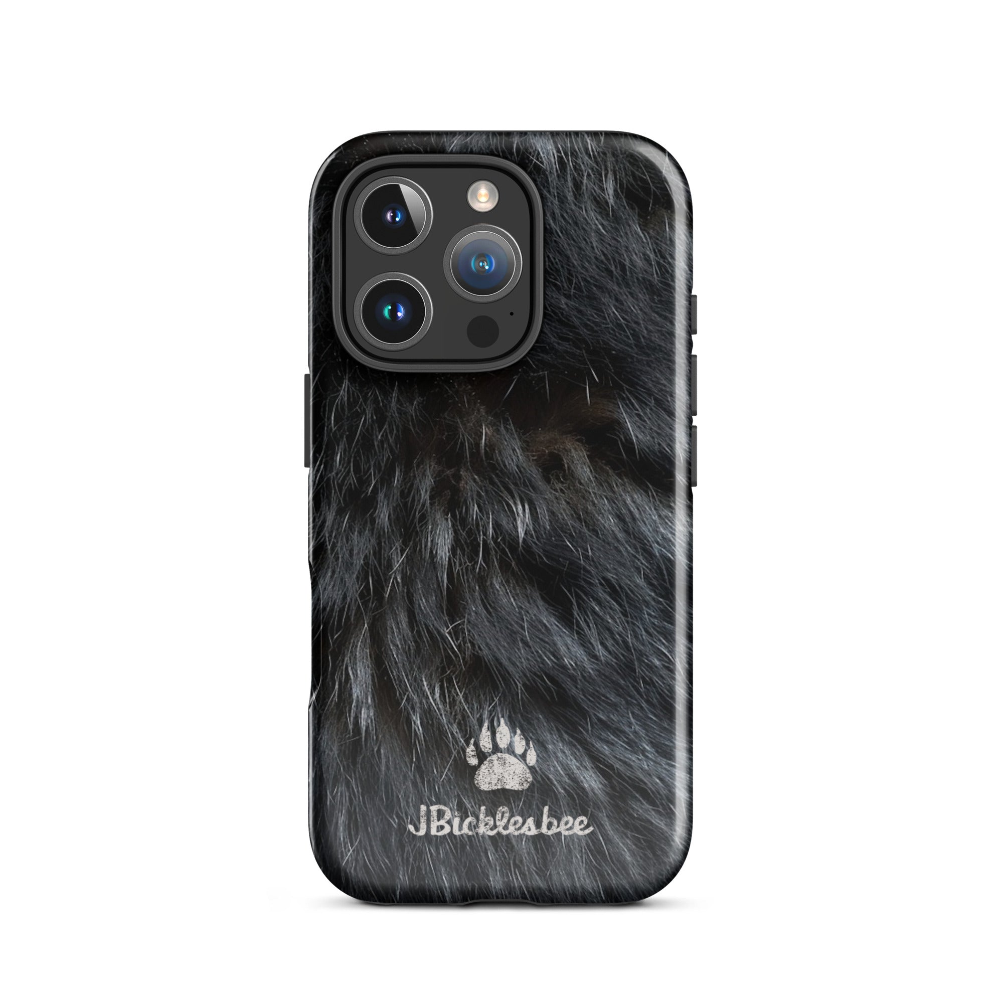 The Black Bear Hunter iPhone Tough Case