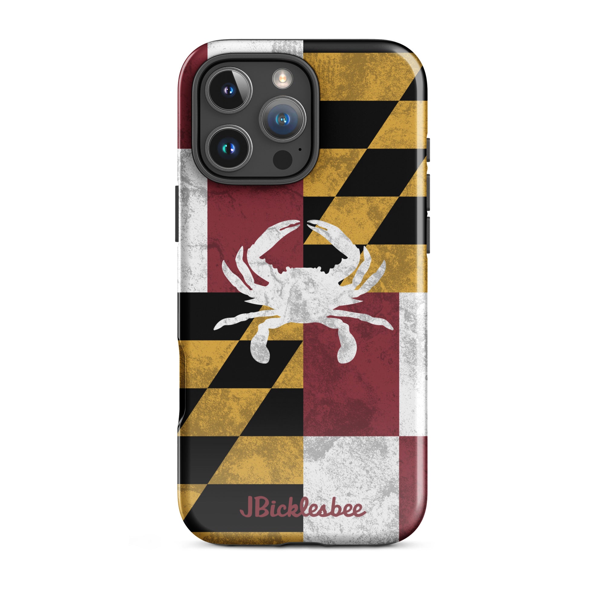 Maryland Flag Crab iPhone 16 Pro Max Tough Case