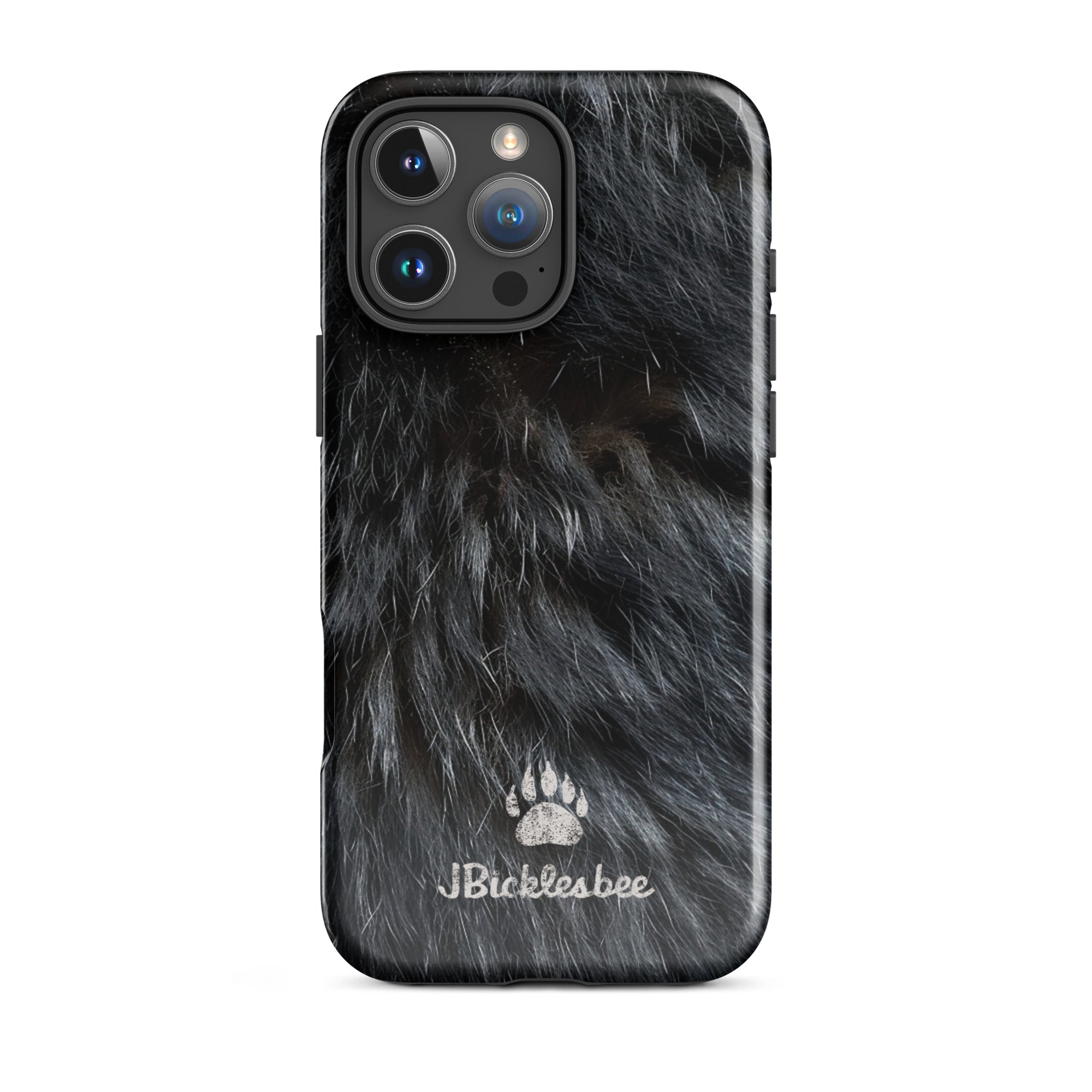 The Black Bear Hunter iPhone Tough Case