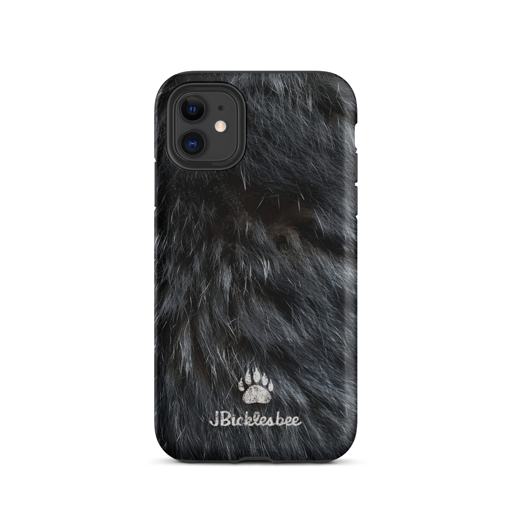 The Black Bear Hunter iPhone Tough Case