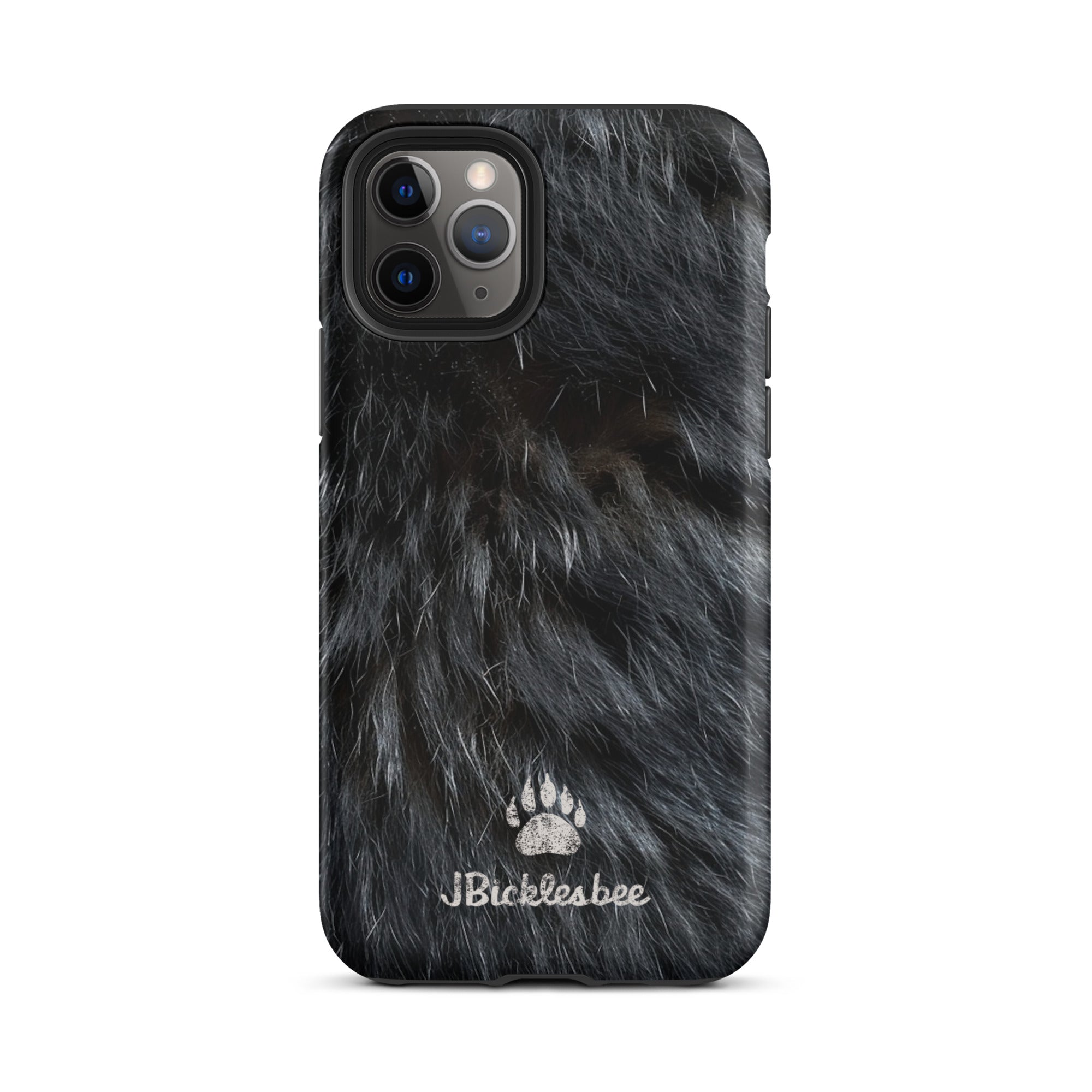 The Black Bear Hunter iPhone Tough Case