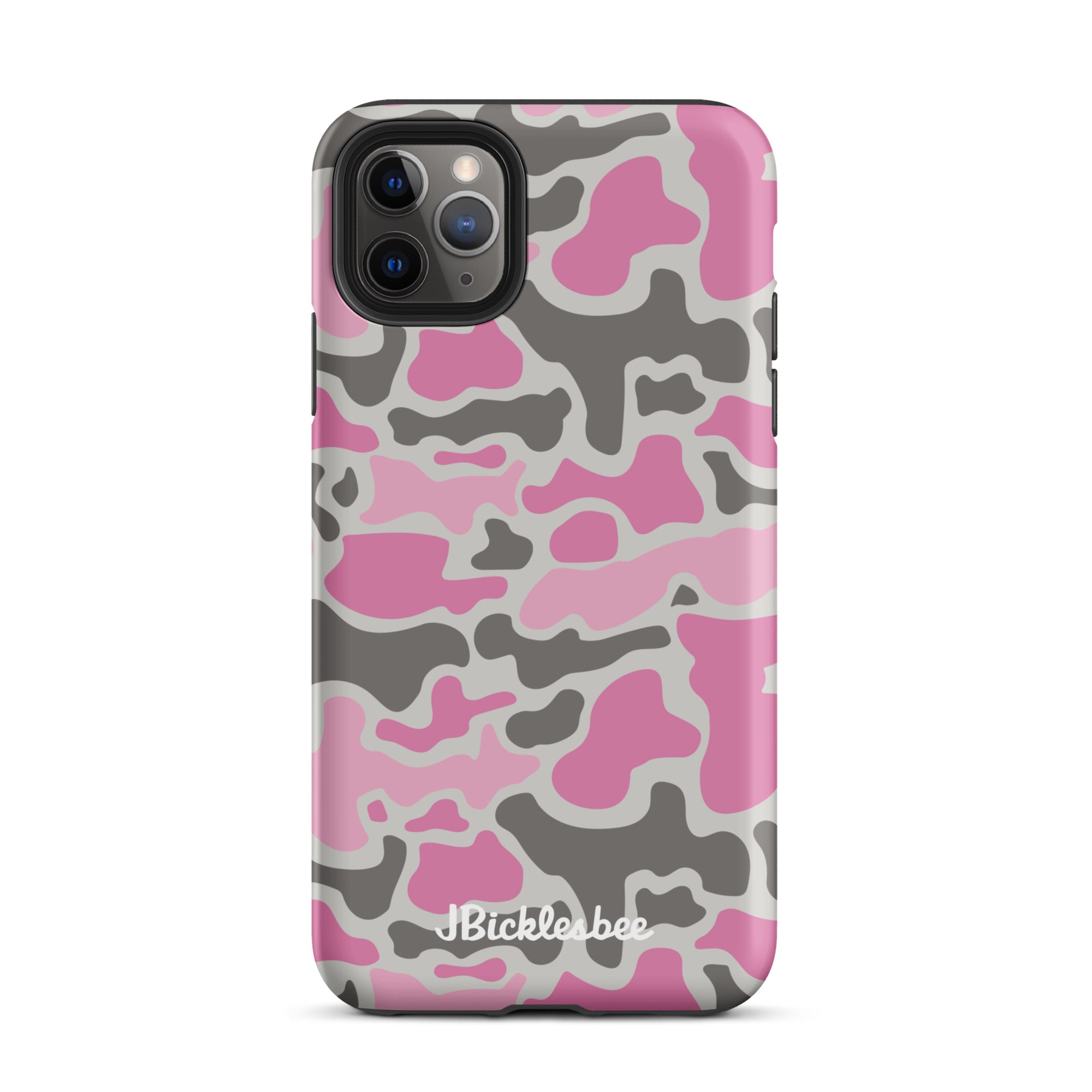 Pink Retro Duck Camo iPhone Tough Case