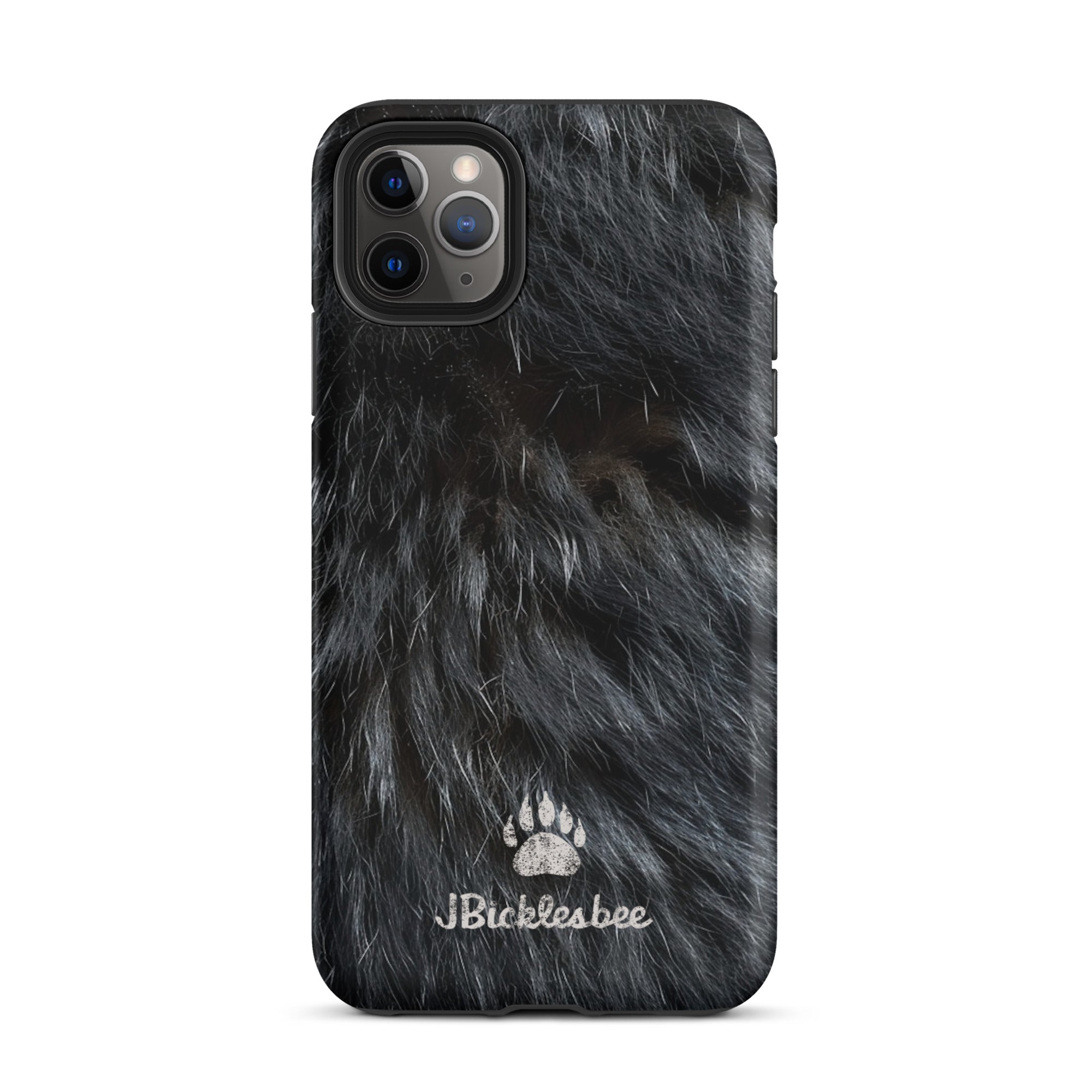 The Black Bear Hunter iPhone Tough Case