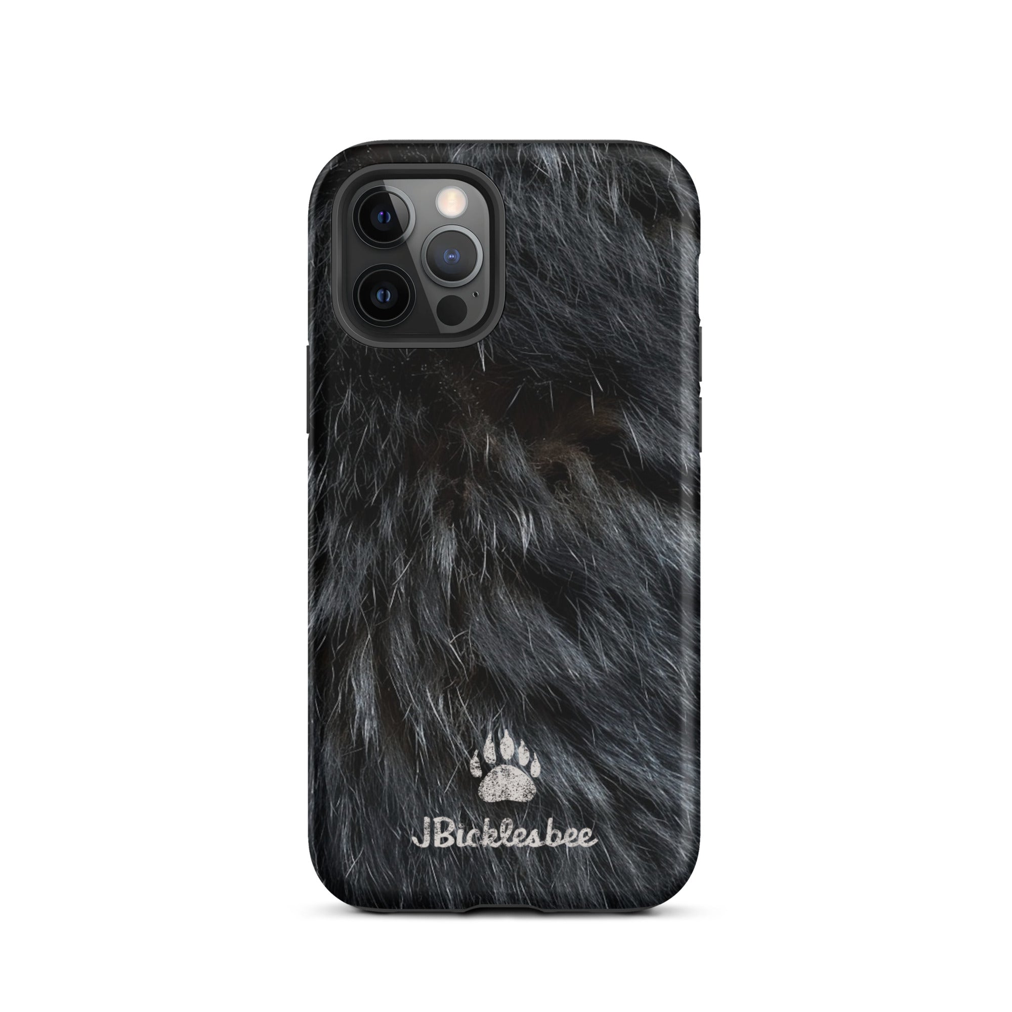 The Black Bear Hunter iPhone Tough Case