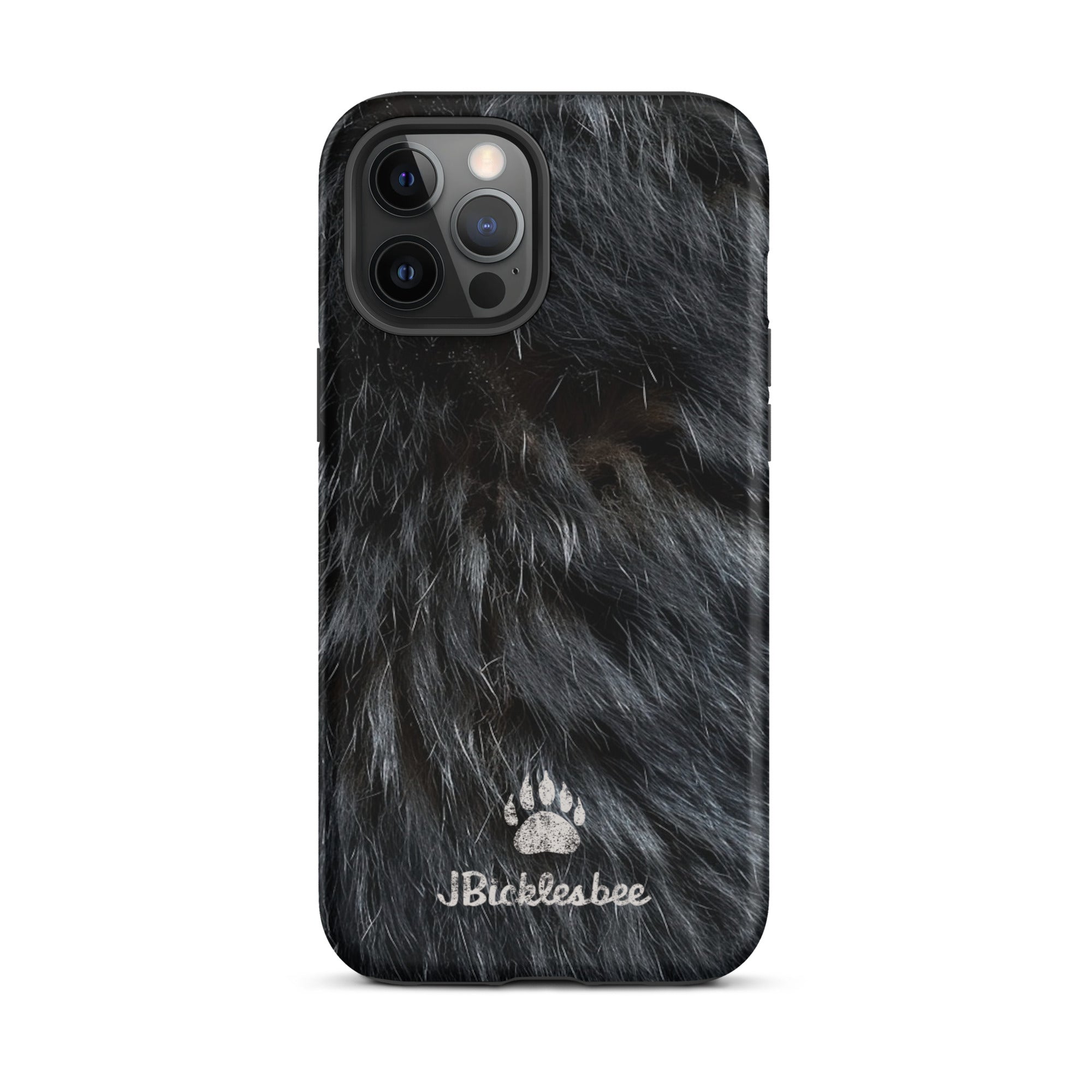 The Black Bear Hunter iPhone Tough Case