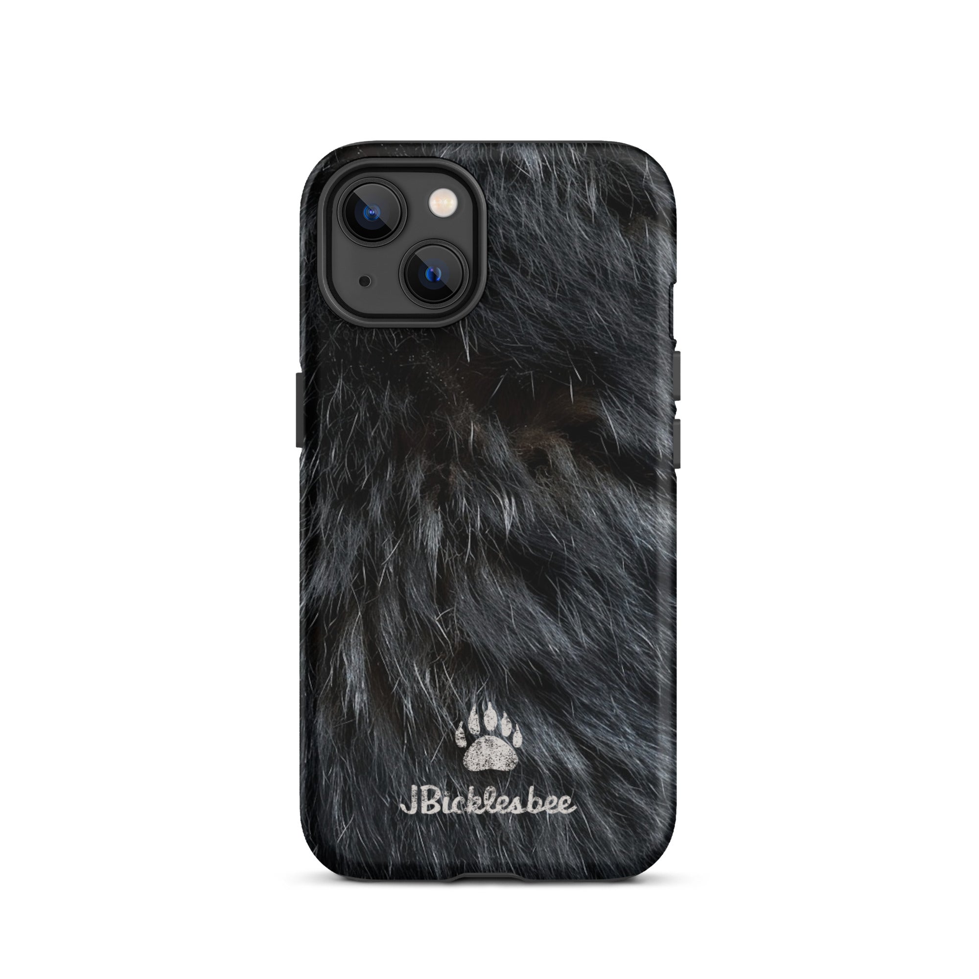 The Black Bear Hunter iPhone Tough Case