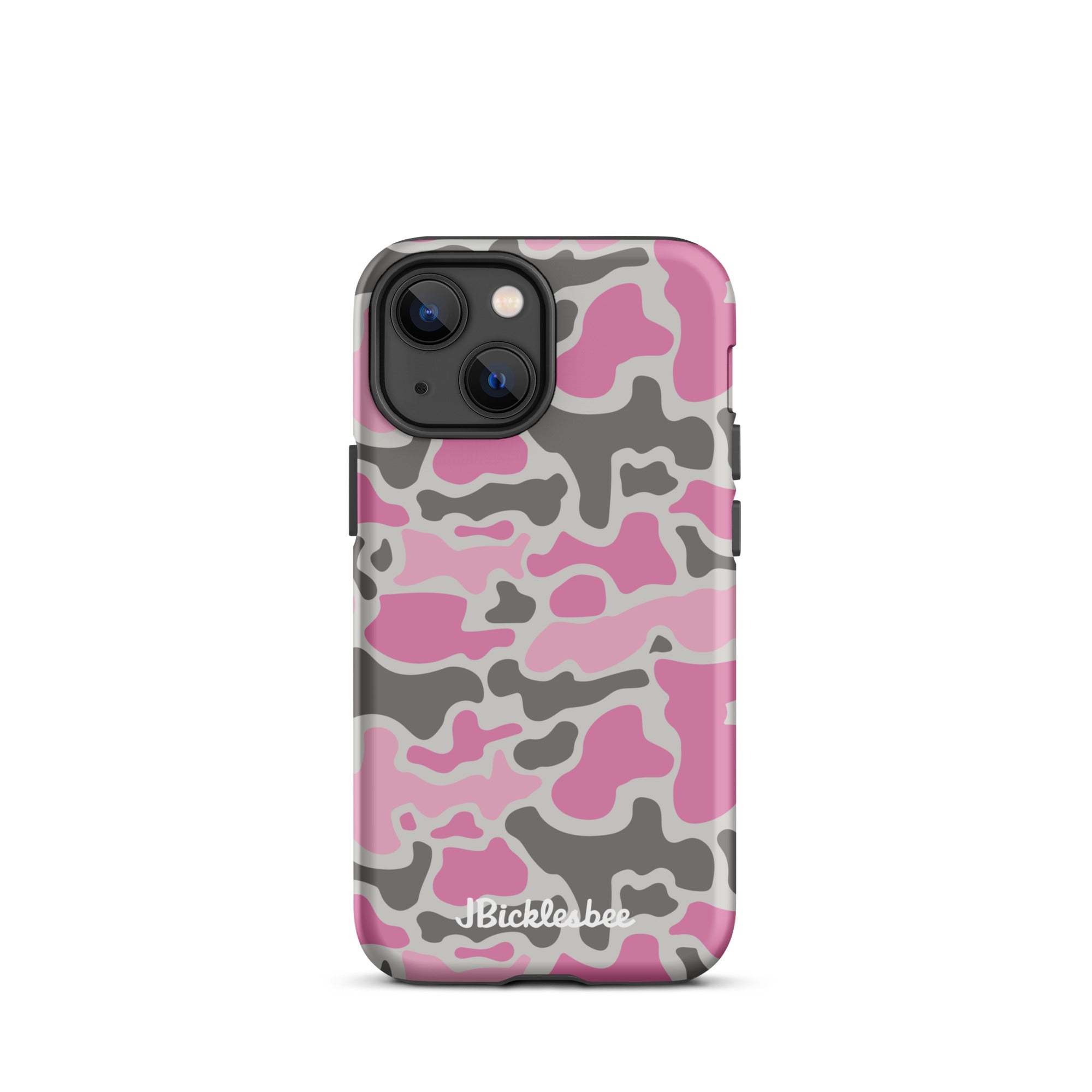 Pink Retro Duck Camo iPhone Tough Case