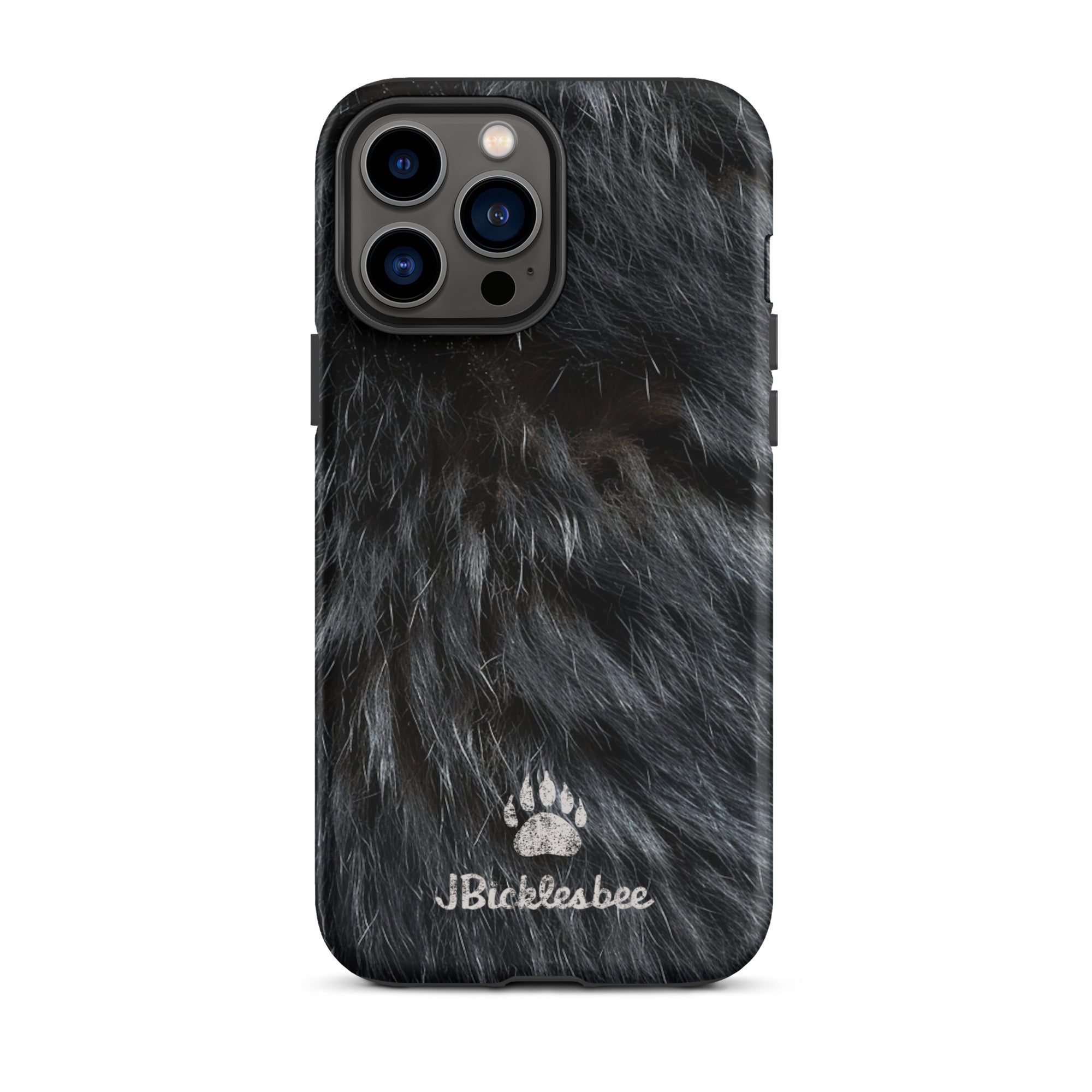 The Black Bear Hunter iPhone Tough Case