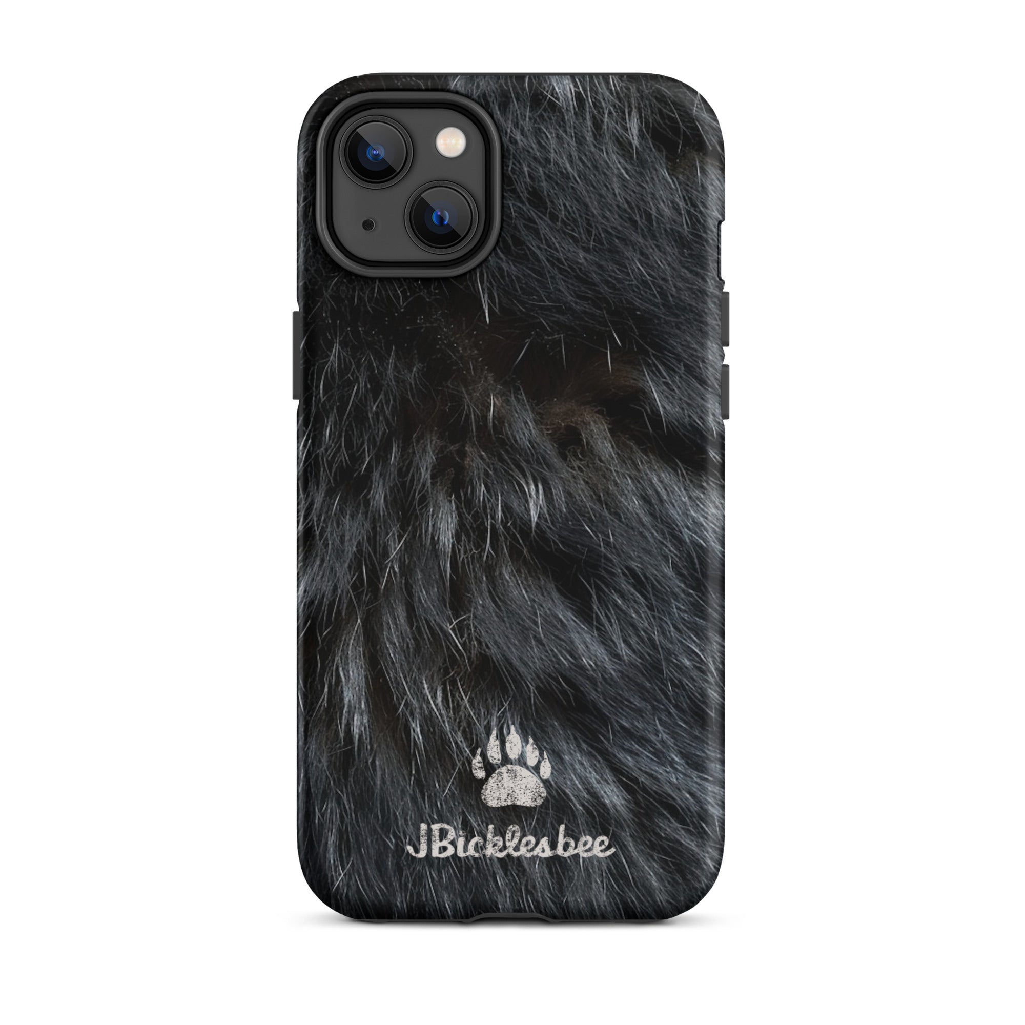 The Black Bear Hunter iPhone Tough Case