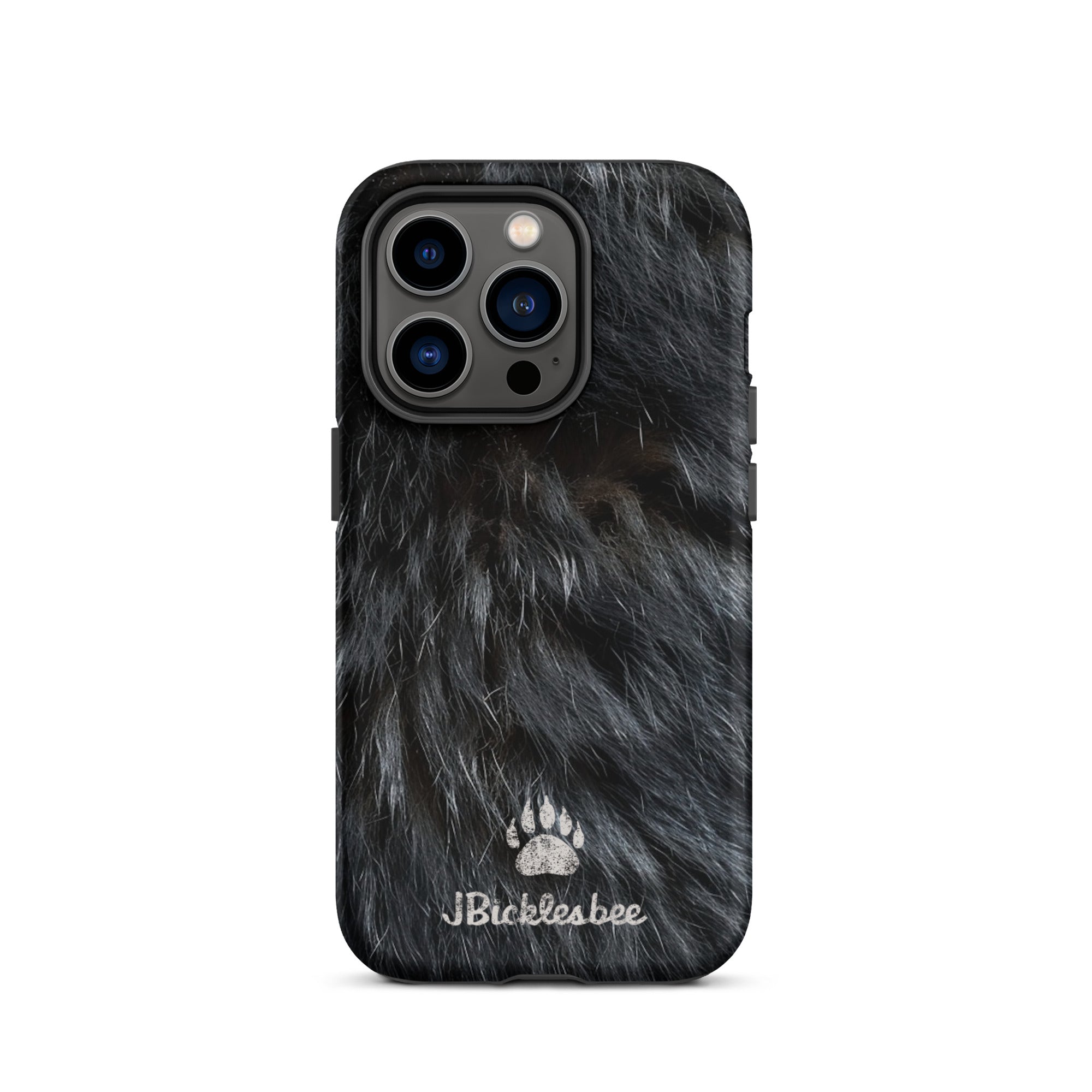 The Black Bear Hunter iPhone Tough Case