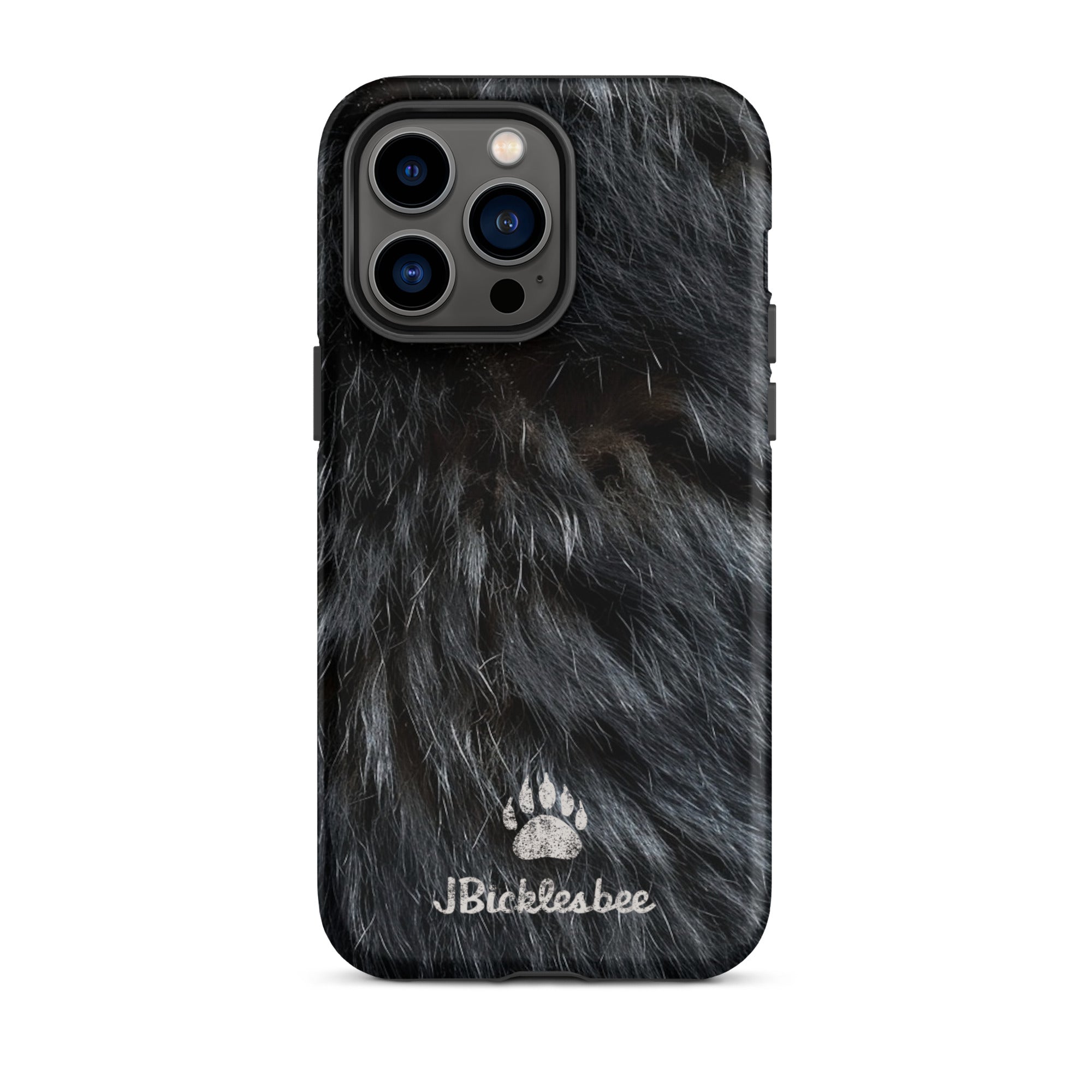 The Black Bear Hunter iPhone Tough Case