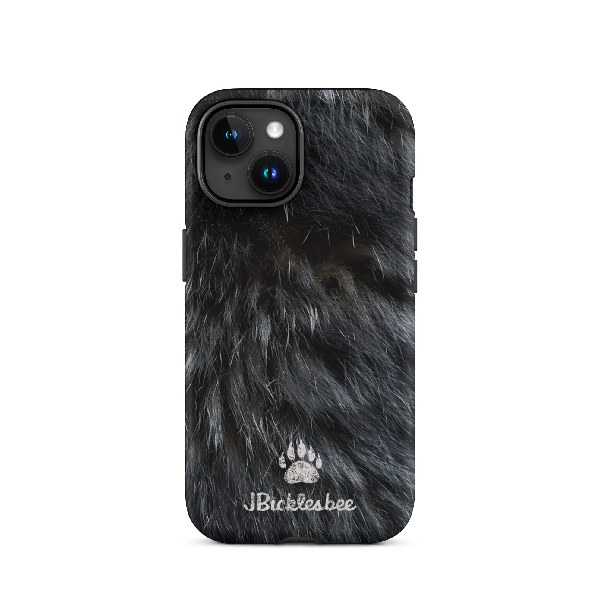 The Black Bear Hunter iPhone Tough Case