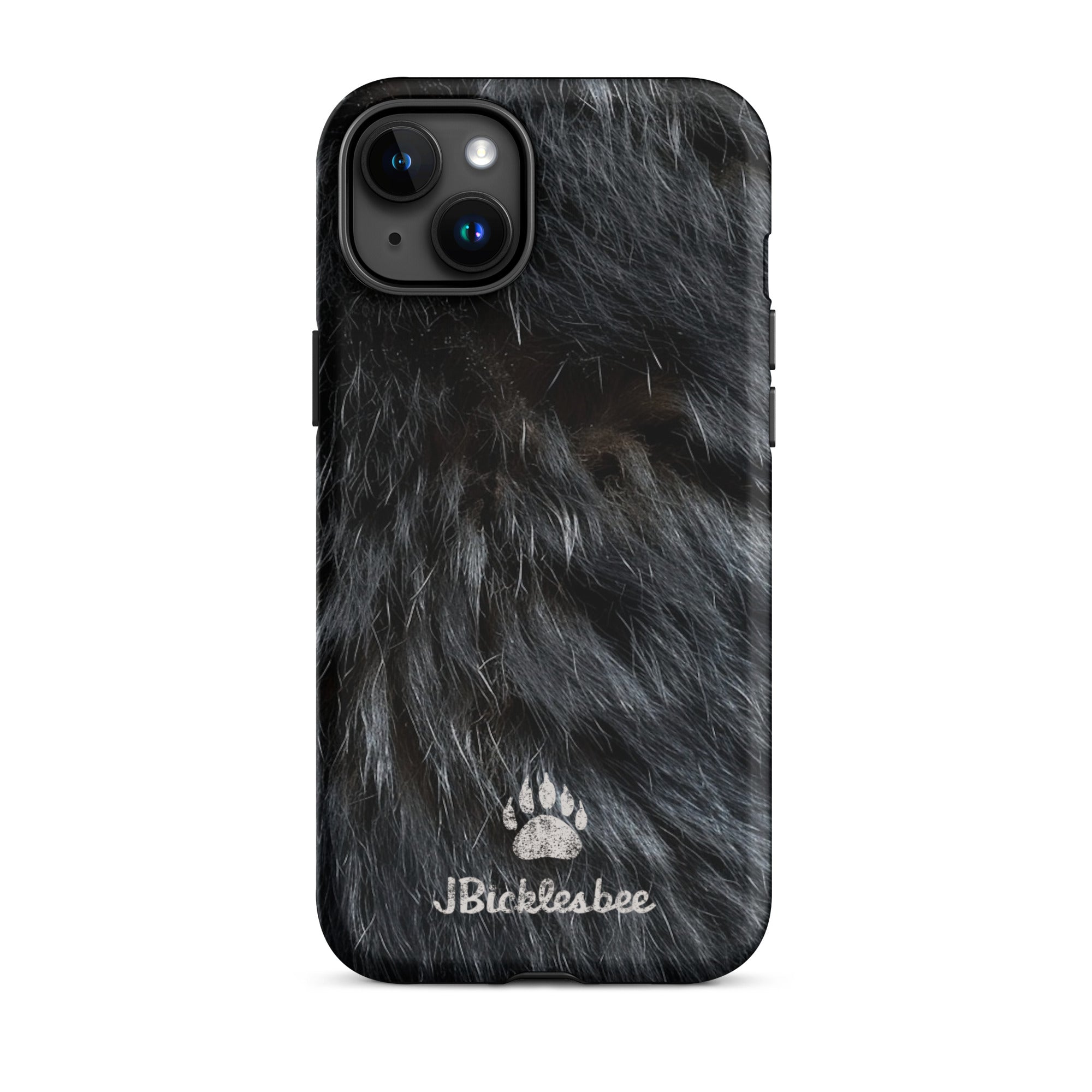 The Black Bear Hunter iPhone Tough Case