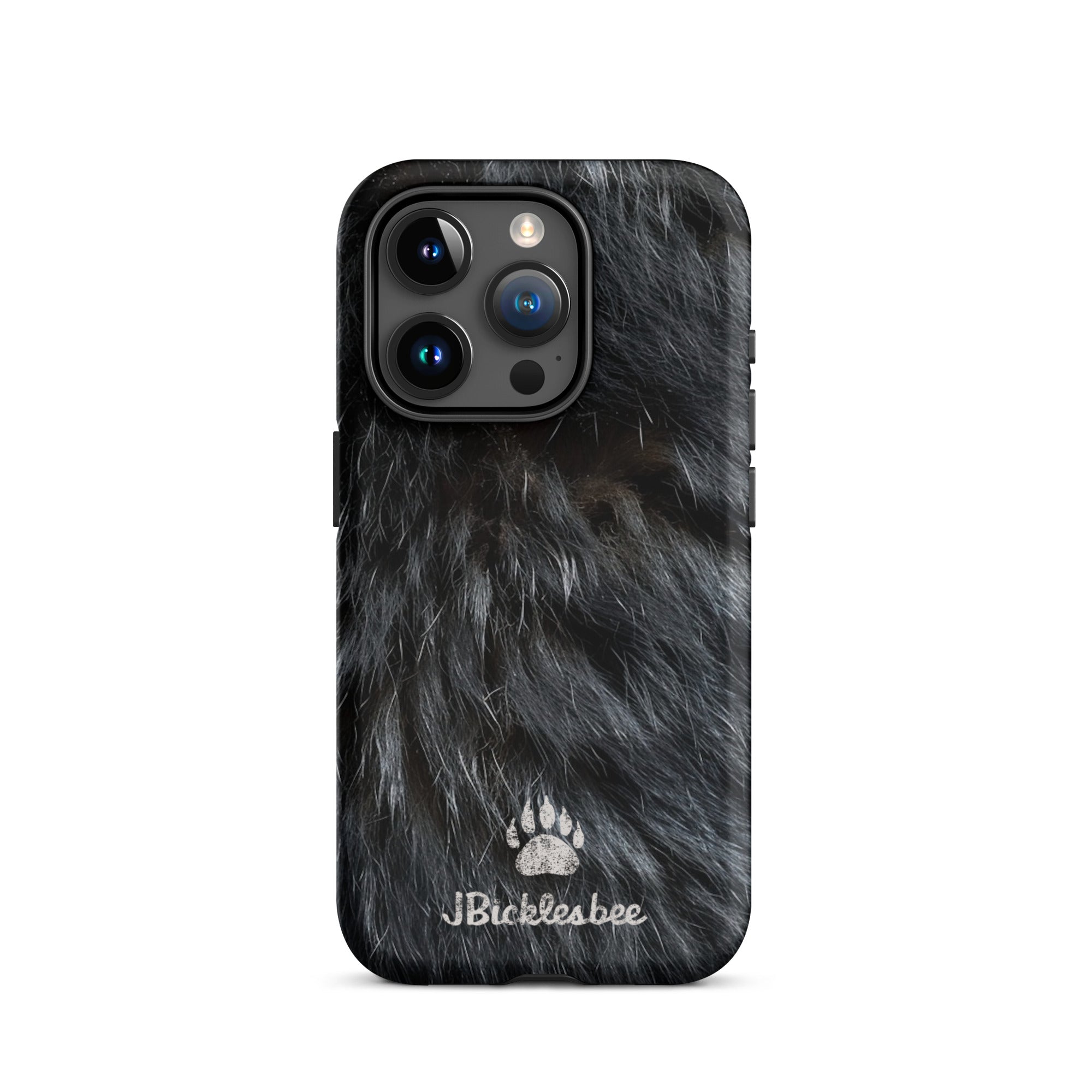 The Black Bear Hunter iPhone Tough Case