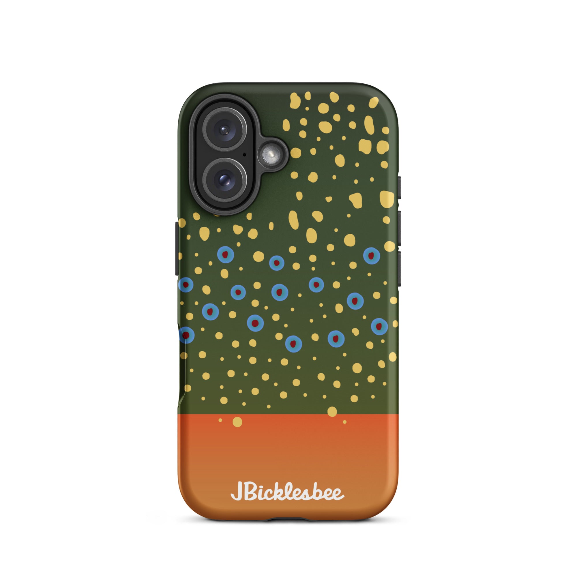 Brook Trout Pattern iPhone 16 Tough Case