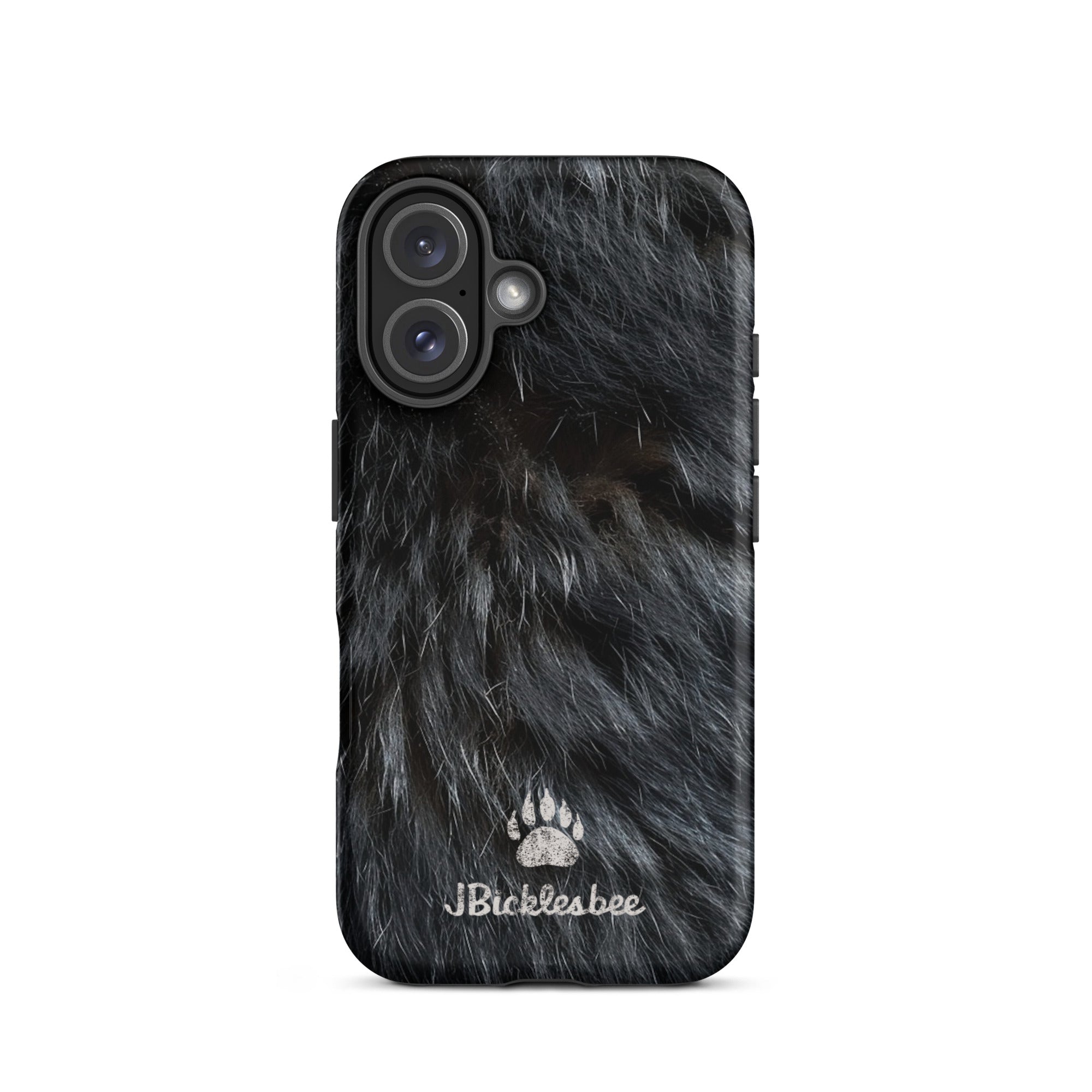 The Black Bear Hunter iPhone Tough Case