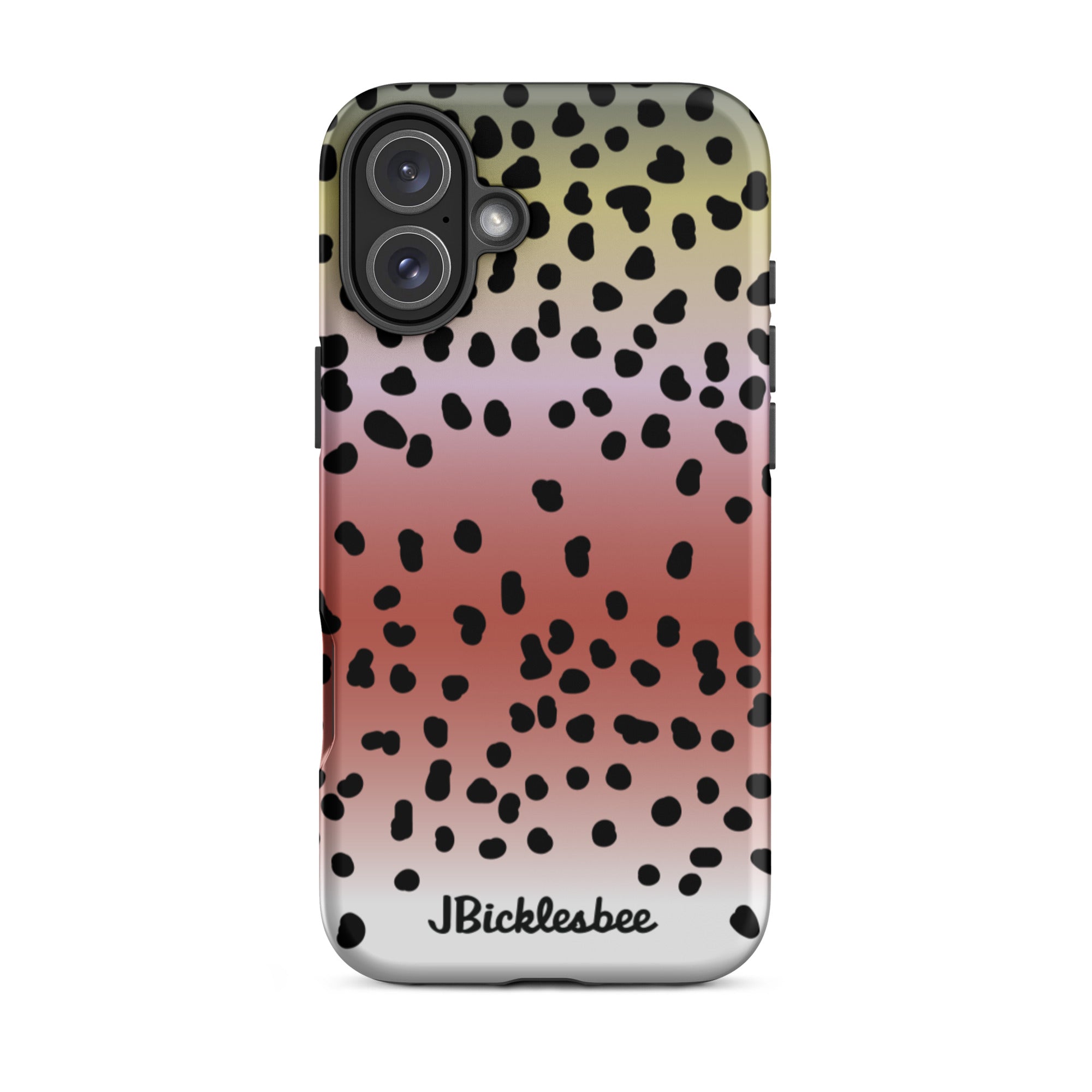 Rainbow Trout Pattern iPhone 16 Plus Tough Case