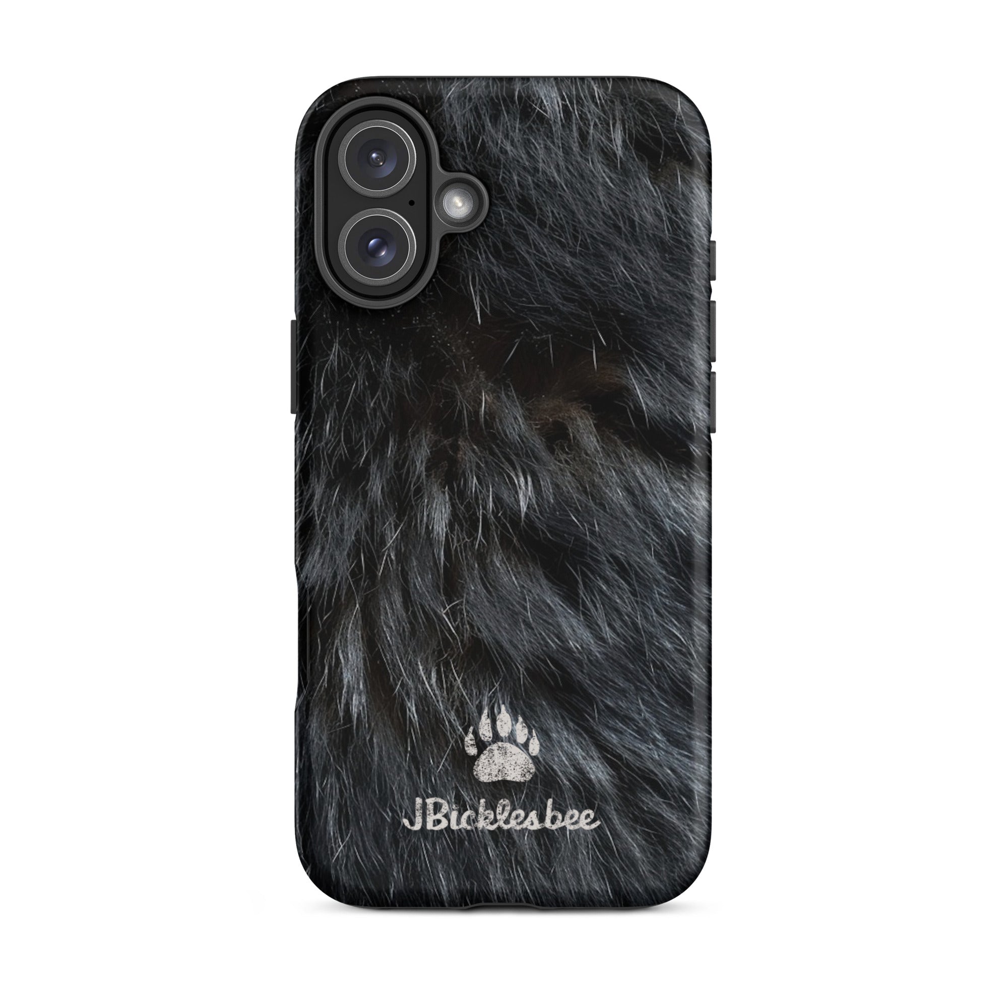 The Black Bear Hunter iPhone Tough Case