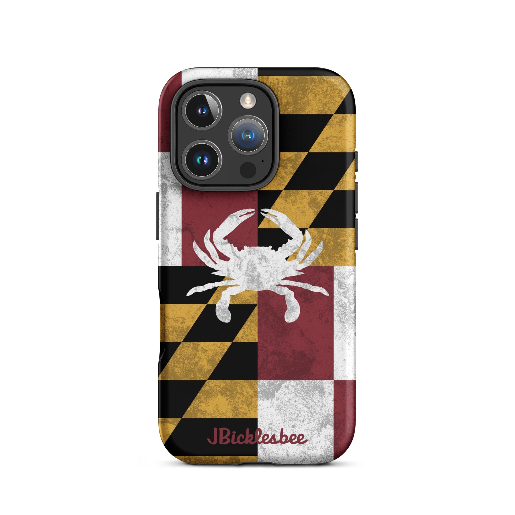 Maryland Flag Crab iPhone 16 Pro Tough Case