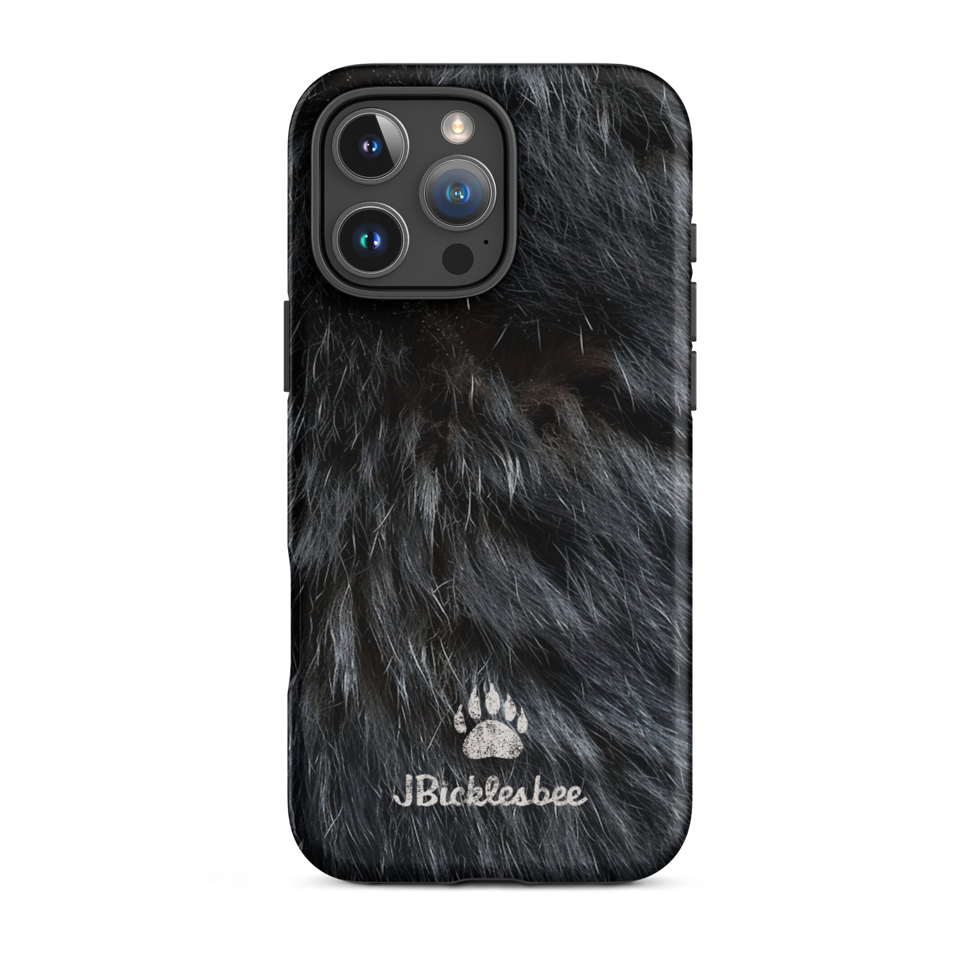 The Black Bear Hunter iPhone Tough Case