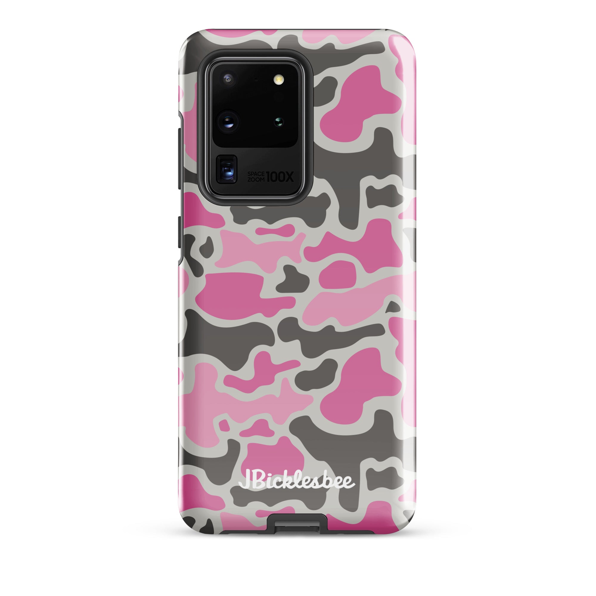 Pink Retro Duck Camo Samsung Tough Case