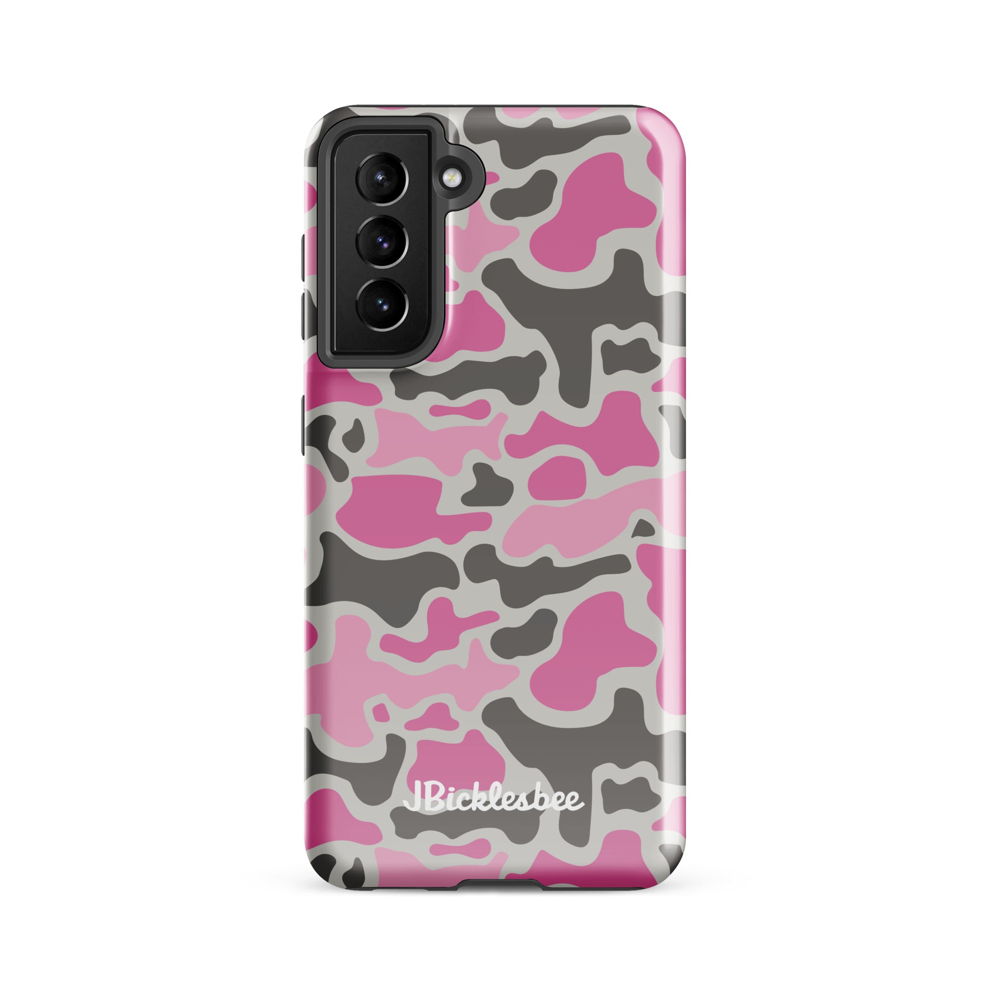 Pink Retro Duck Camo Samsung Tough Case