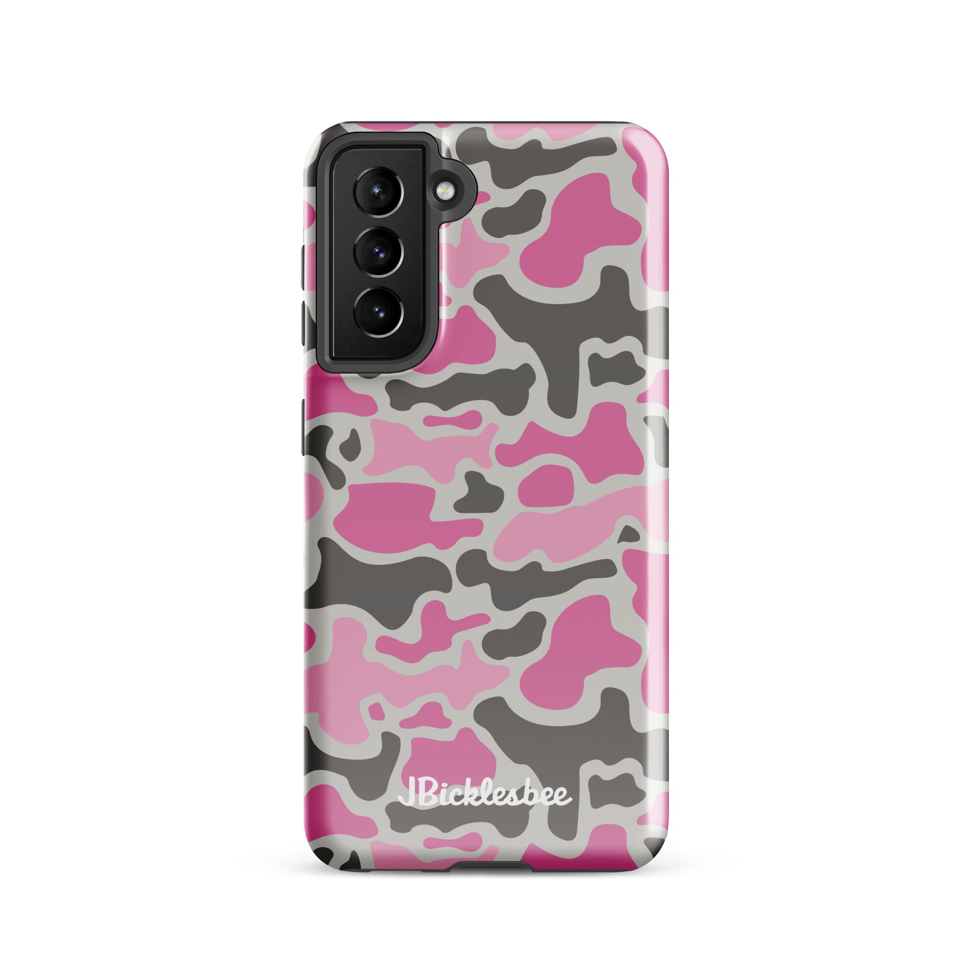 Pink Retro Duck Camo Samsung Tough Case