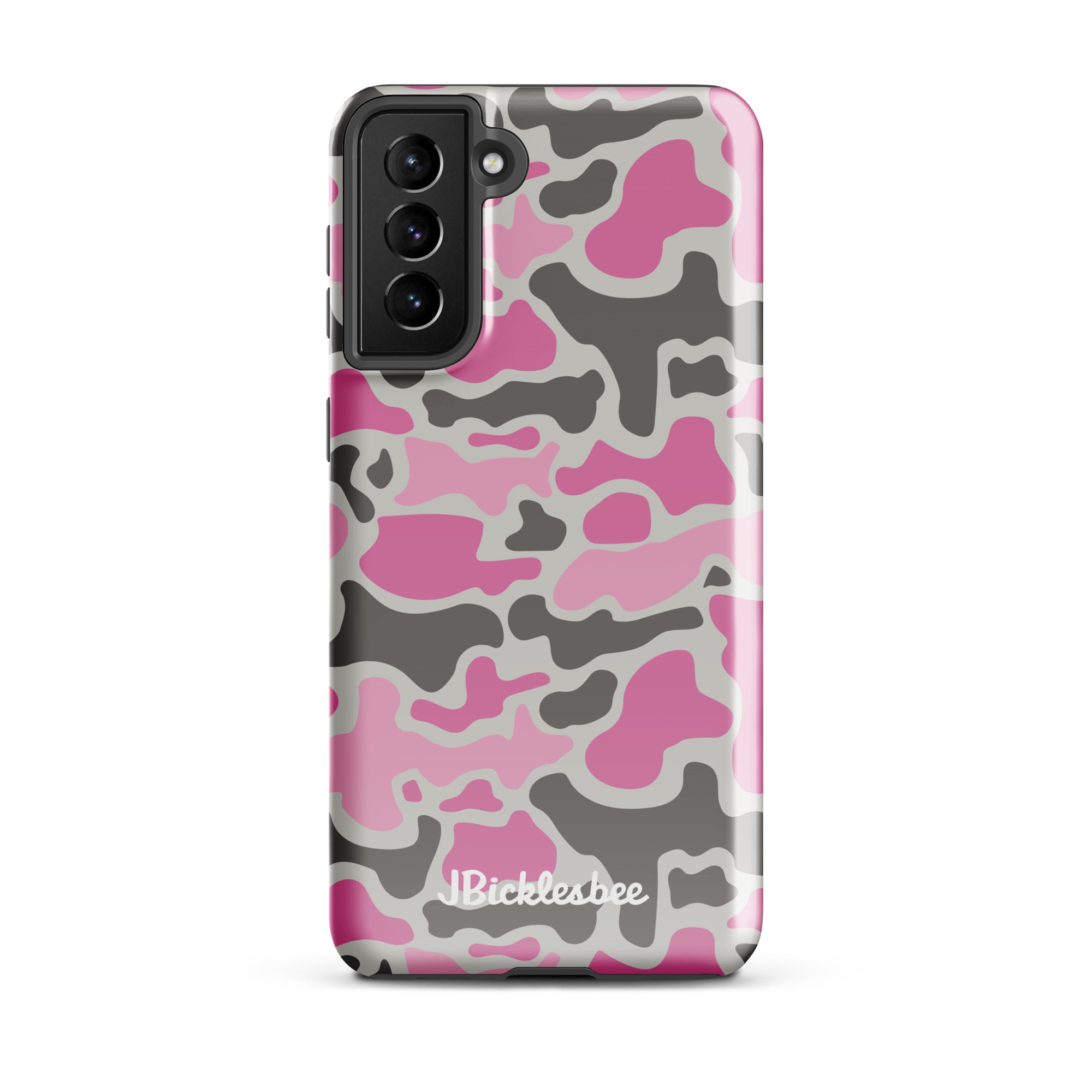 Pink Retro Duck Camo Samsung Tough Case