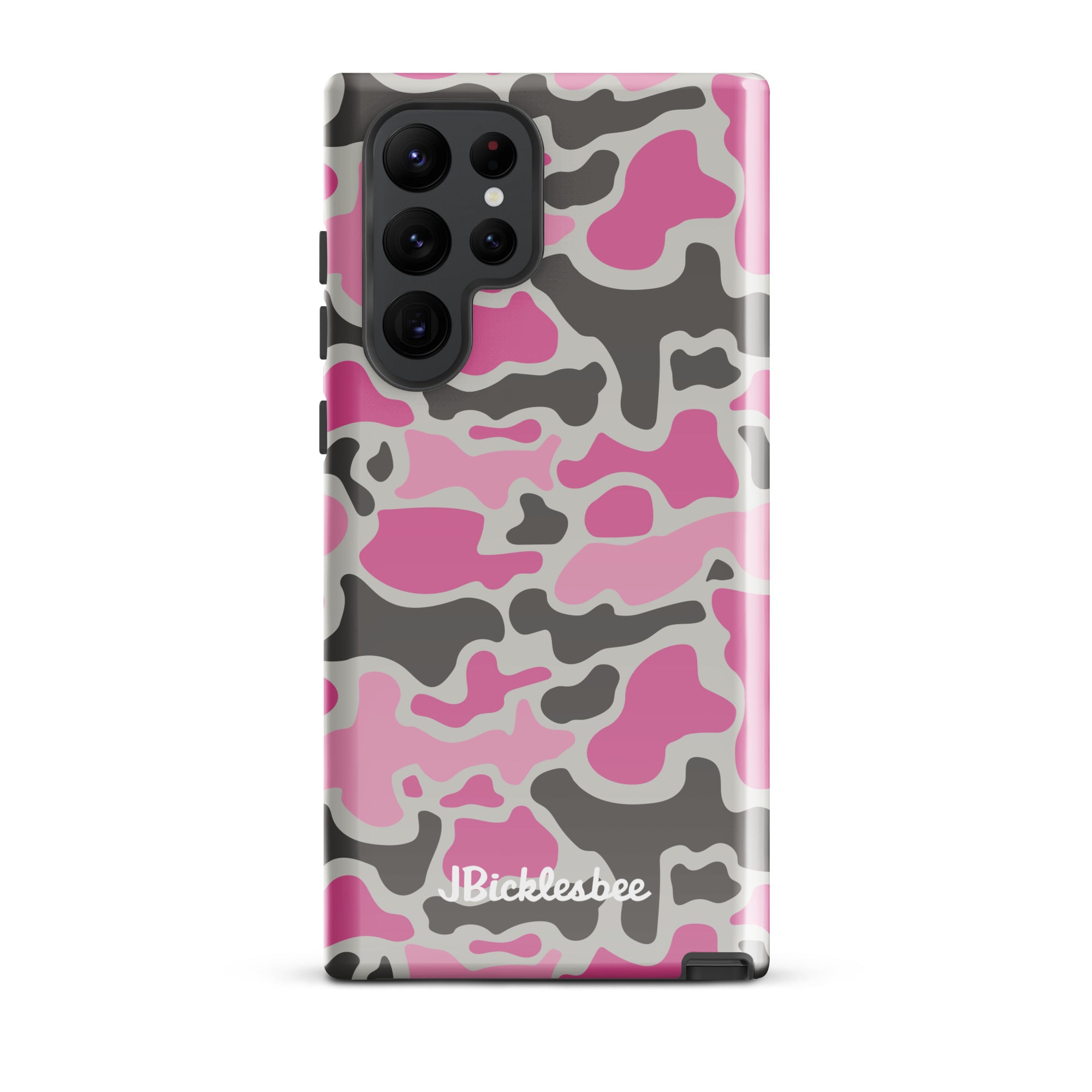 Pink Retro Duck Camo Samsung Tough Case