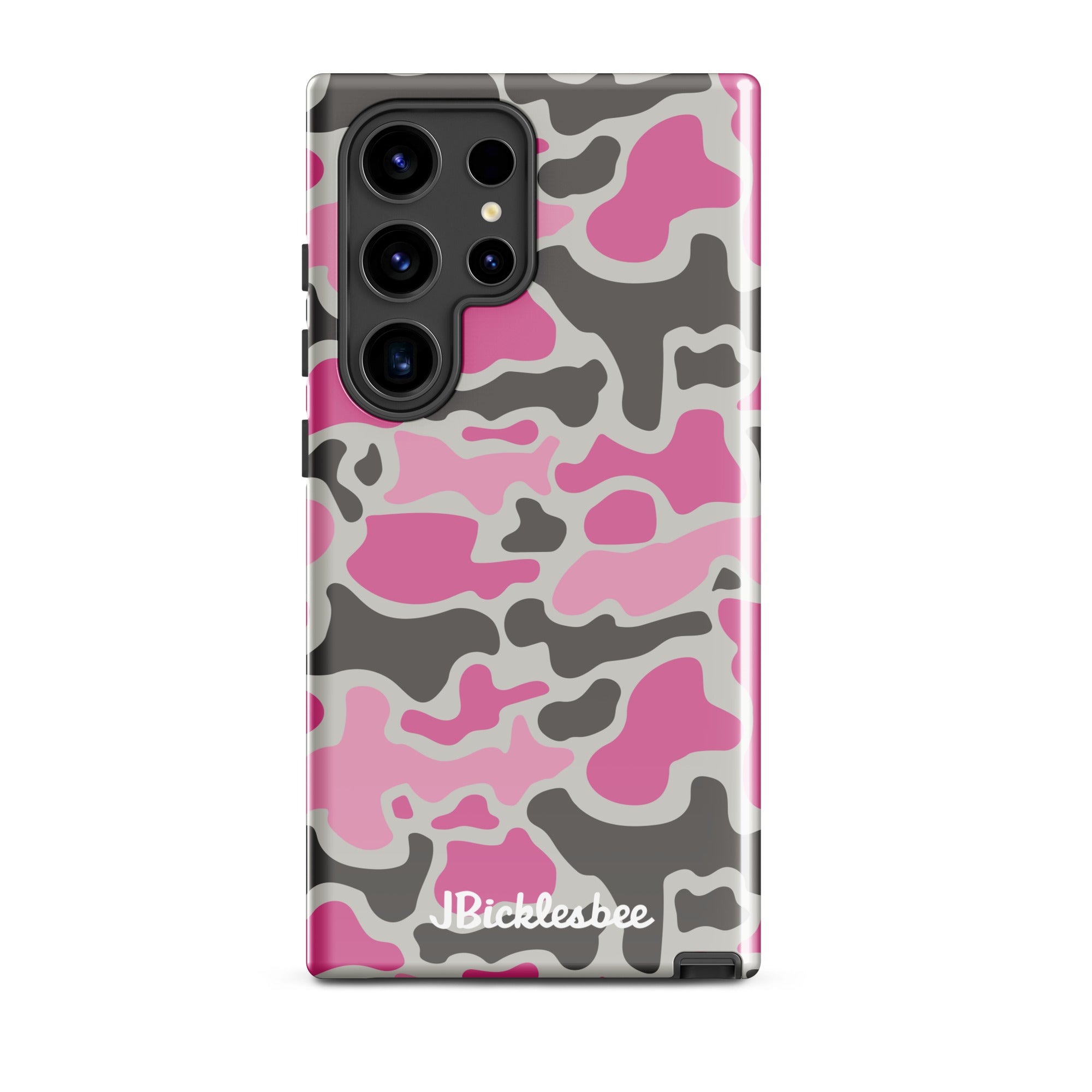 Pink Retro Duck Camo Samsung Tough Case