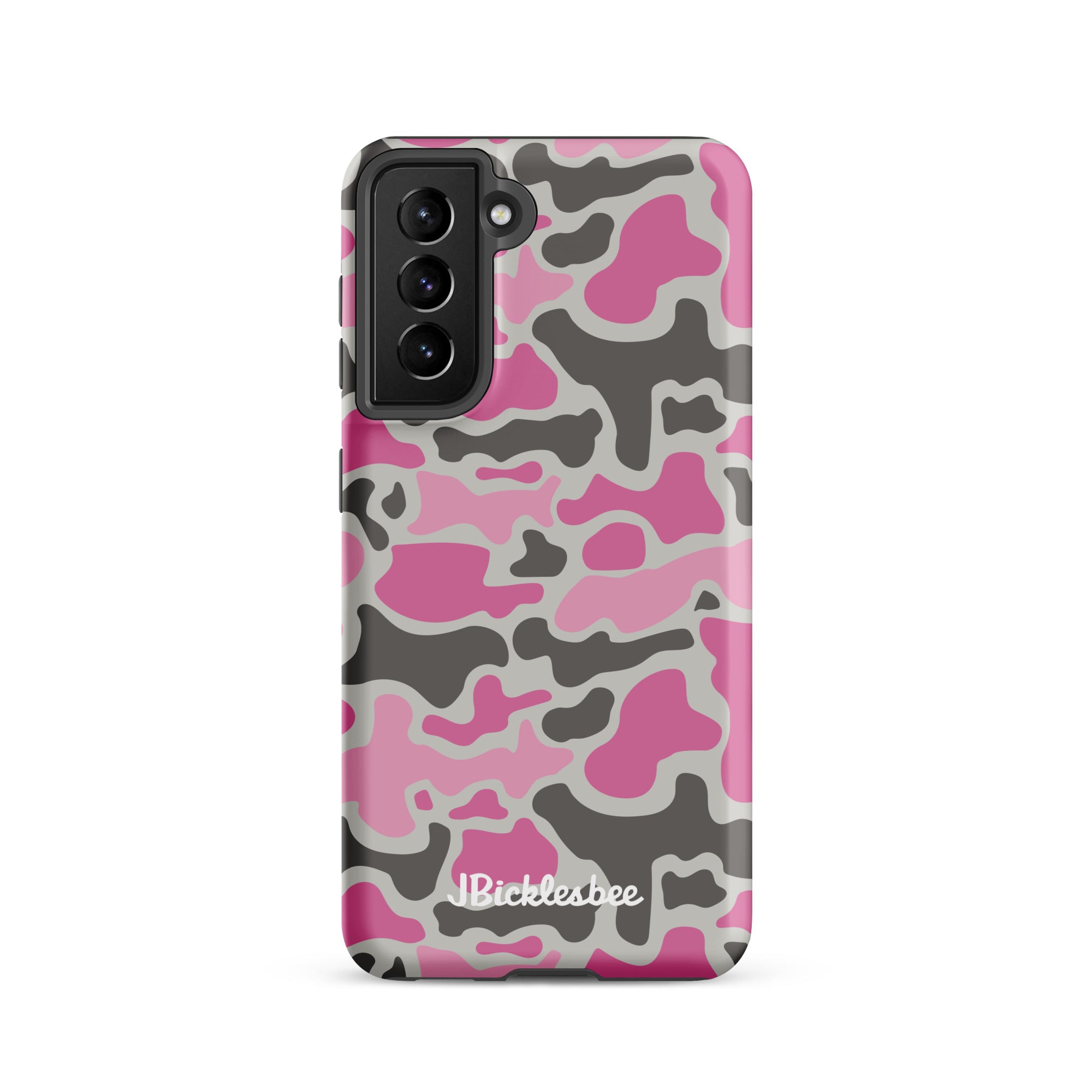 Pink Retro Duck Camo Samsung Tough Case