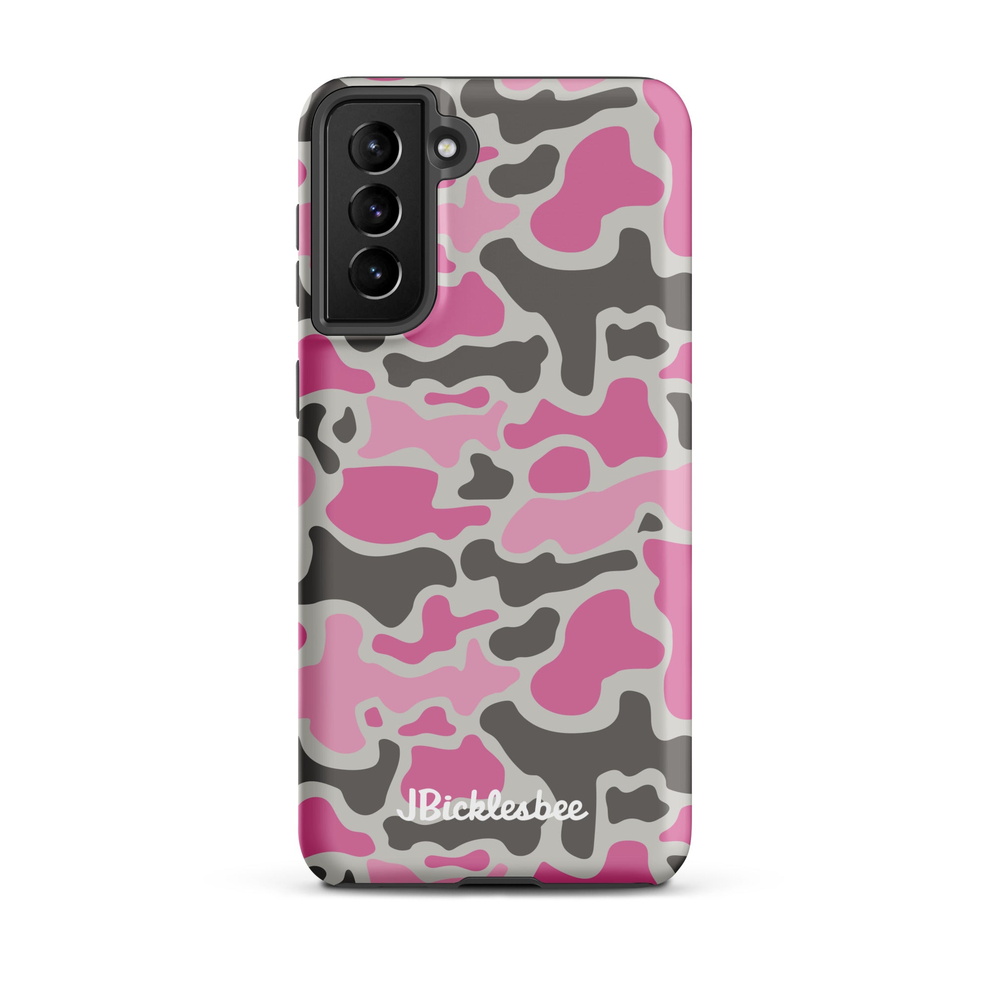 Pink Retro Duck Camo Samsung Tough Case