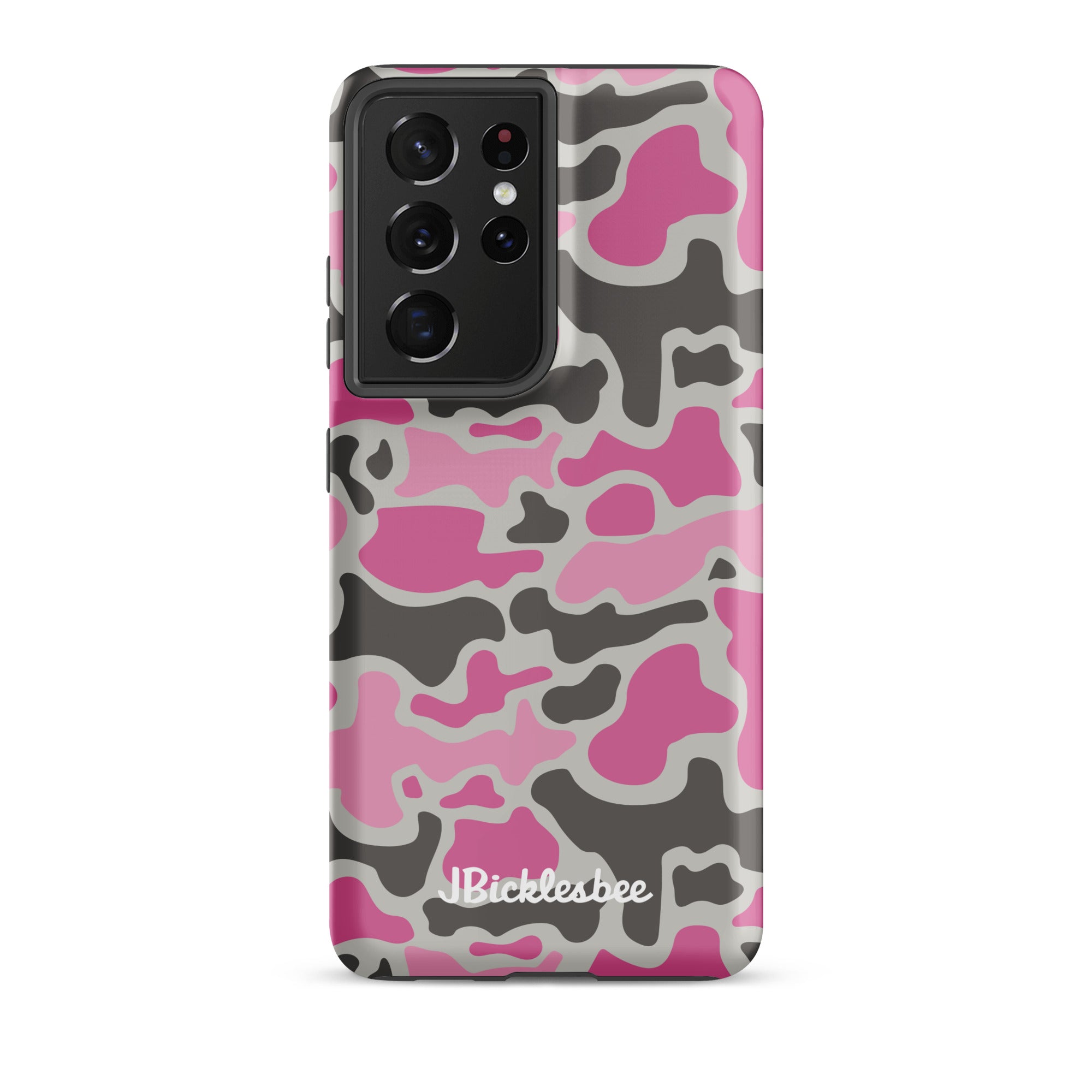 Pink Retro Duck Camo Samsung Tough Case