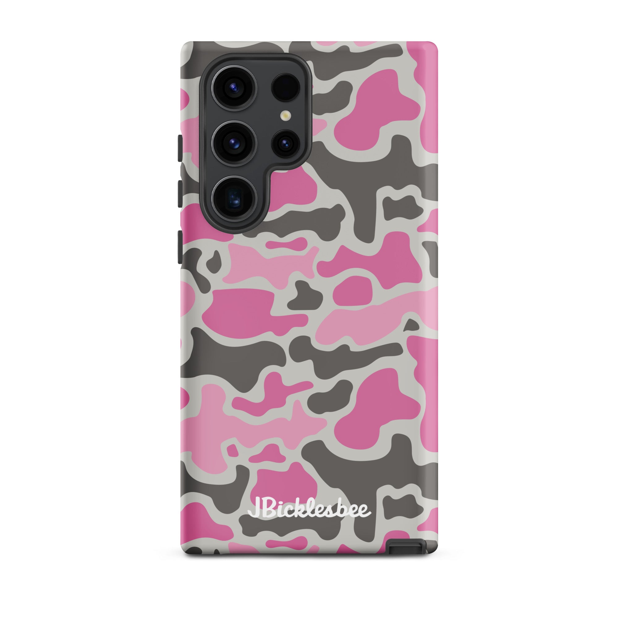 Pink Retro Duck Camo Samsung Tough Case