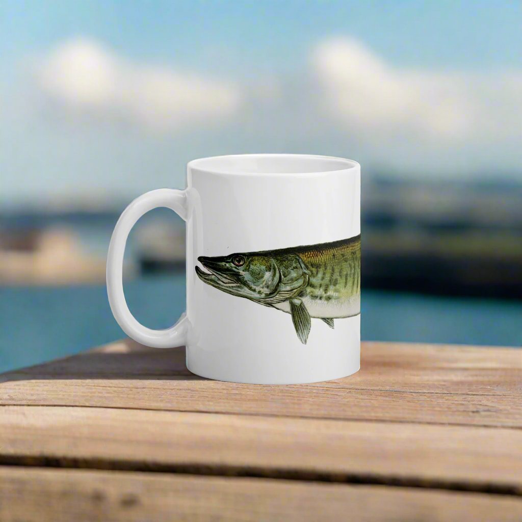 musky coffee mug on a table